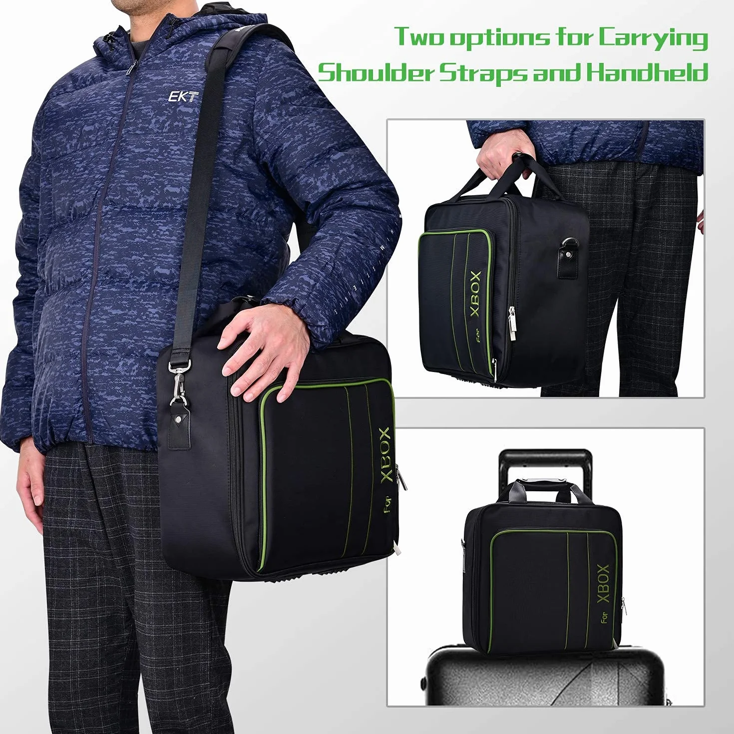 G-STORY Xbox Series X/S Case, Kolor: czarny, Xbox X/S Case, Xbox X/S Case
