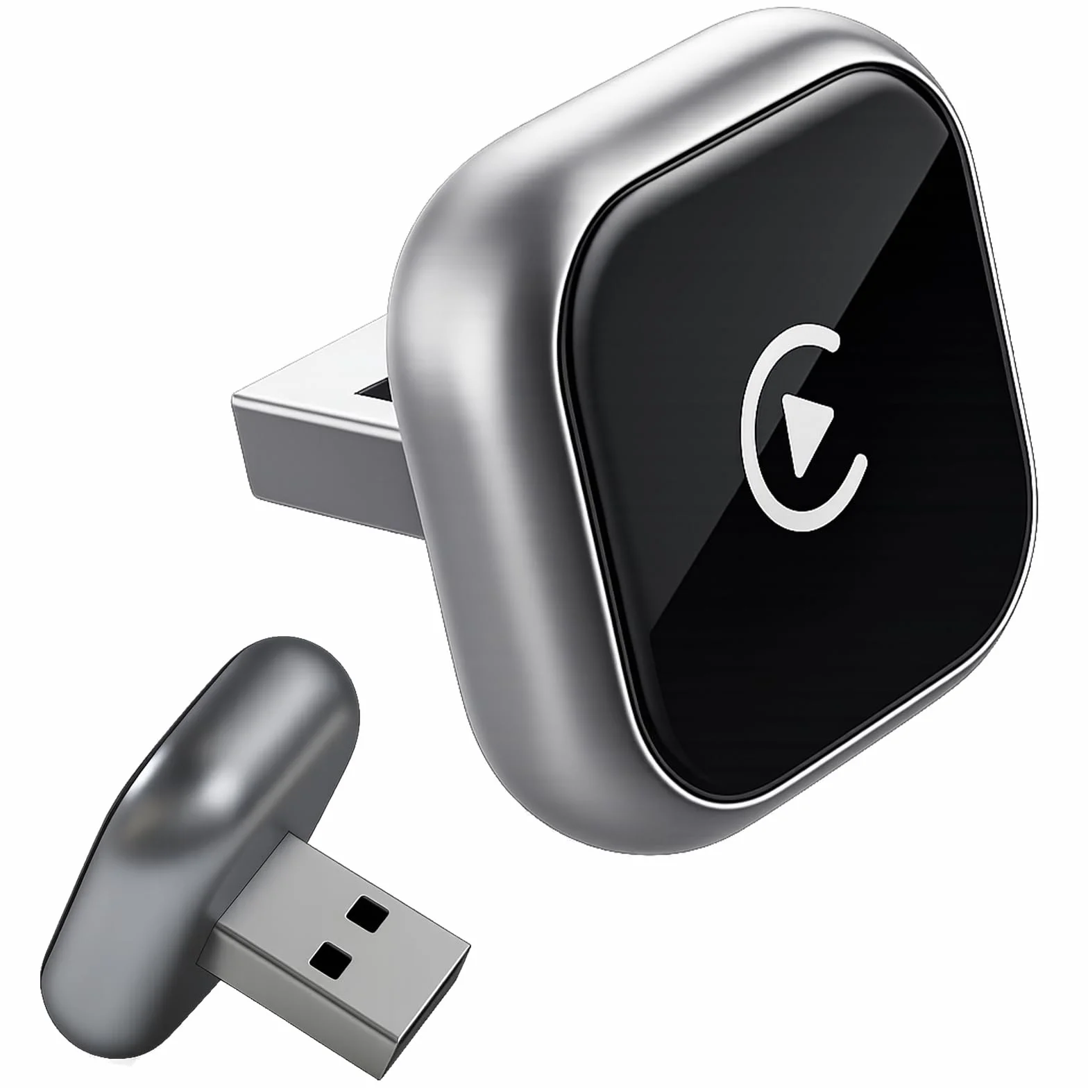 Sunweyer Bezprzewodowy adapter CarPlay i bezprzewodowy adapter Android Auto UK, do Apple CarPlay, USB Bluetooth Dongle dla iPhone'a i Androida