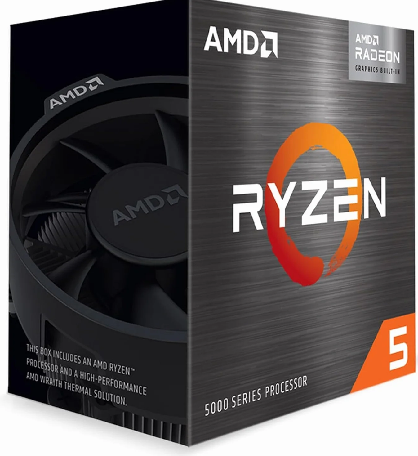 Procesor AMD Ryzen 5 5600GT (zintegrowany układ graficzny Radeon, 6 rdzeni/12 wątków, 65W DTP, gniazdo AM4, 19MB pamięci podręcznej, do 4,6Ghz w trybie Max Boost, system chłodzenia Wraith Stealth)