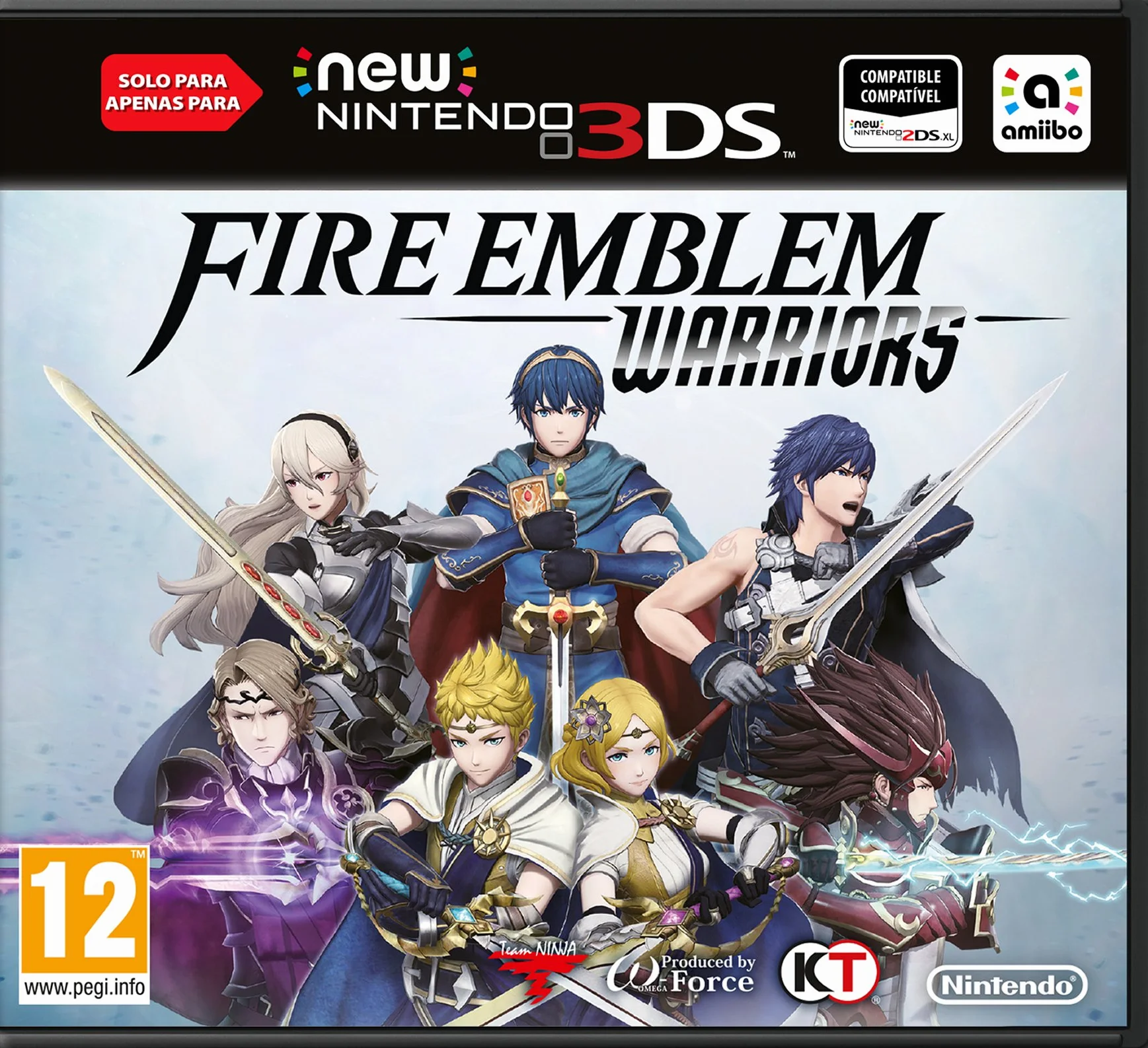 Gra Fire Emblem Warriors standardowa edycja dla Nintendo 3DS.