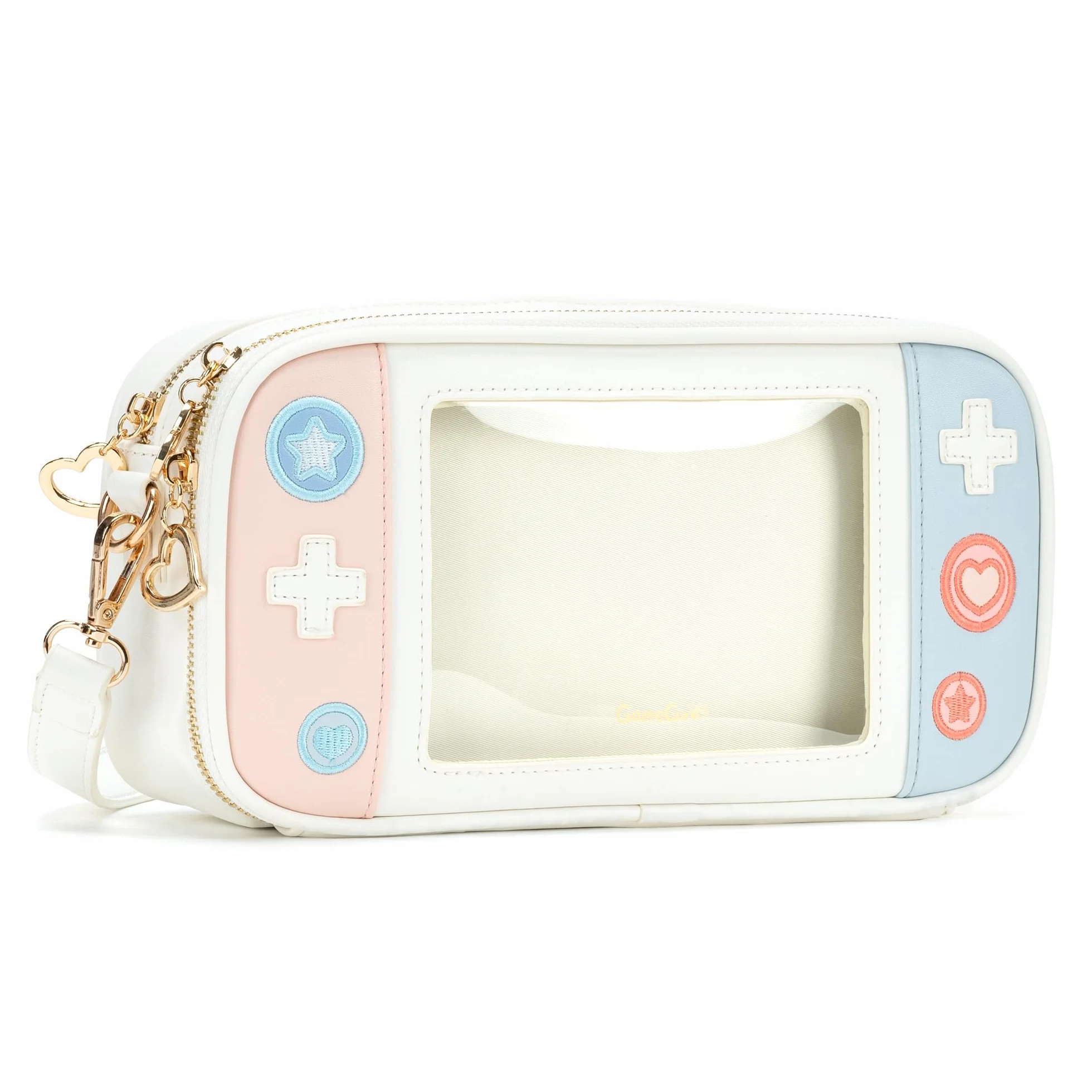 GeekShare Play Game Crossbody Torba do przenoszenia Kompatybilna z Nintendo Switch/Switch OLED - Portable Hardshell Smukły futerał podróżny Fit Switch Konsola i akcesoria do gier