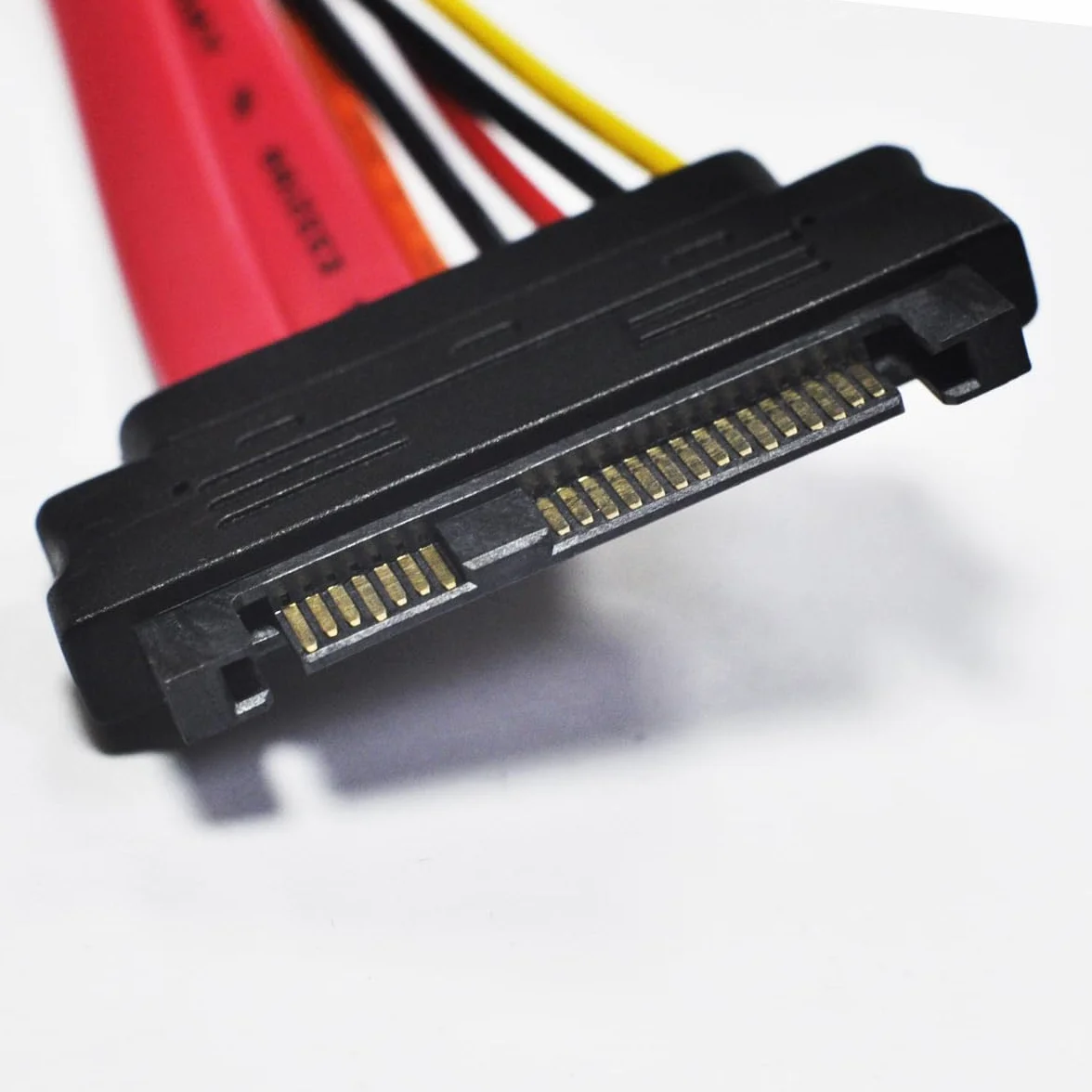 WLGQ SAS 29PIN SFF-8482 przedłużacz męski na żeński kabel dysku twardego