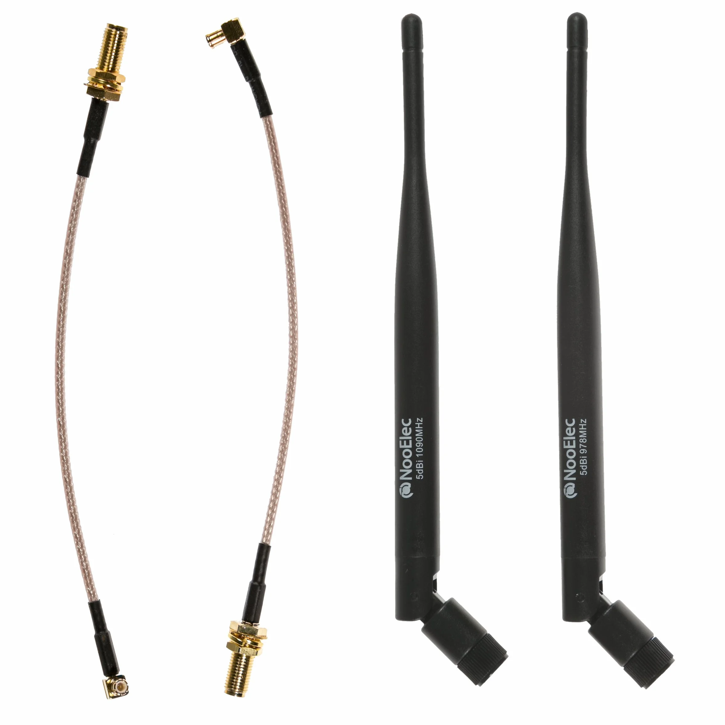NooElec Stratux 1090ES i UAT – radia i anteny o wysokim wzmocnieniu dwuzakresowe NESDR Nano 2 ADS-B (978 MHz i 1090 MHz), edycja startowa, do Stratux, Avare, Foreflight i FlightAware.