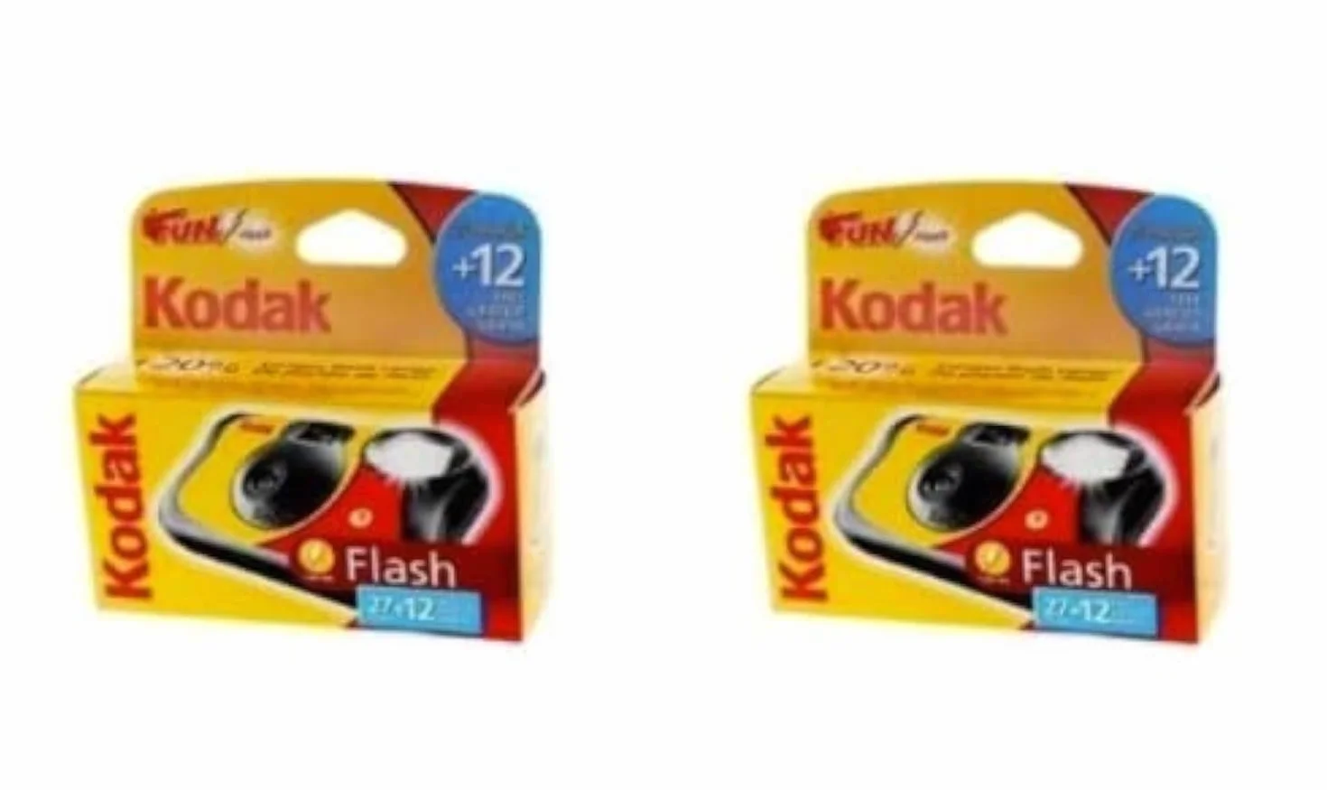 Kodak Fun Flash jednorazowy aparat fotograficzny - 39 pozy, zestaw 2 szt