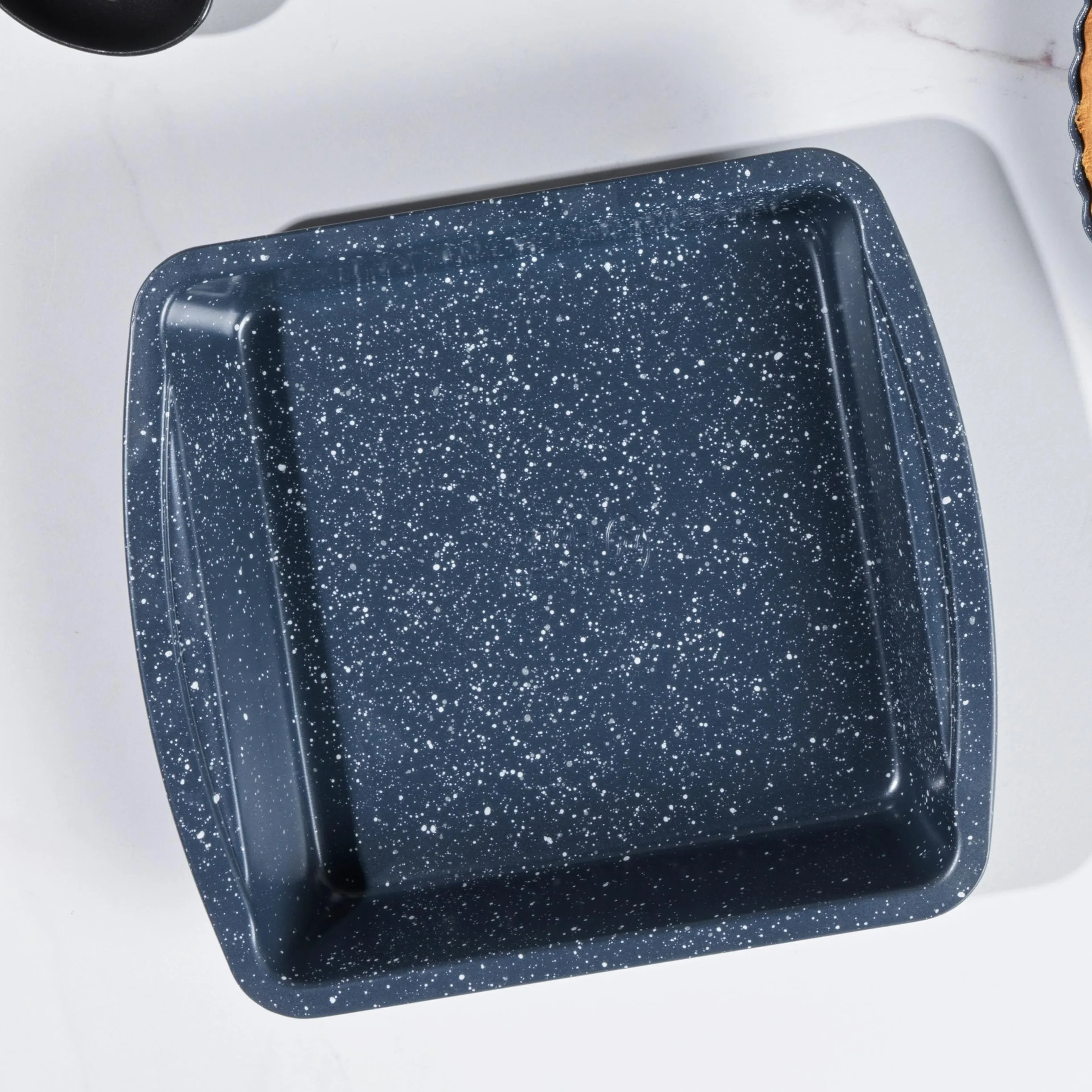 Russell Hobbs RH00997EU7 Patelnia kwadratowa 26cm Nightfall Stone nieprzywierająca niebieski marmur piekarnik 220°C