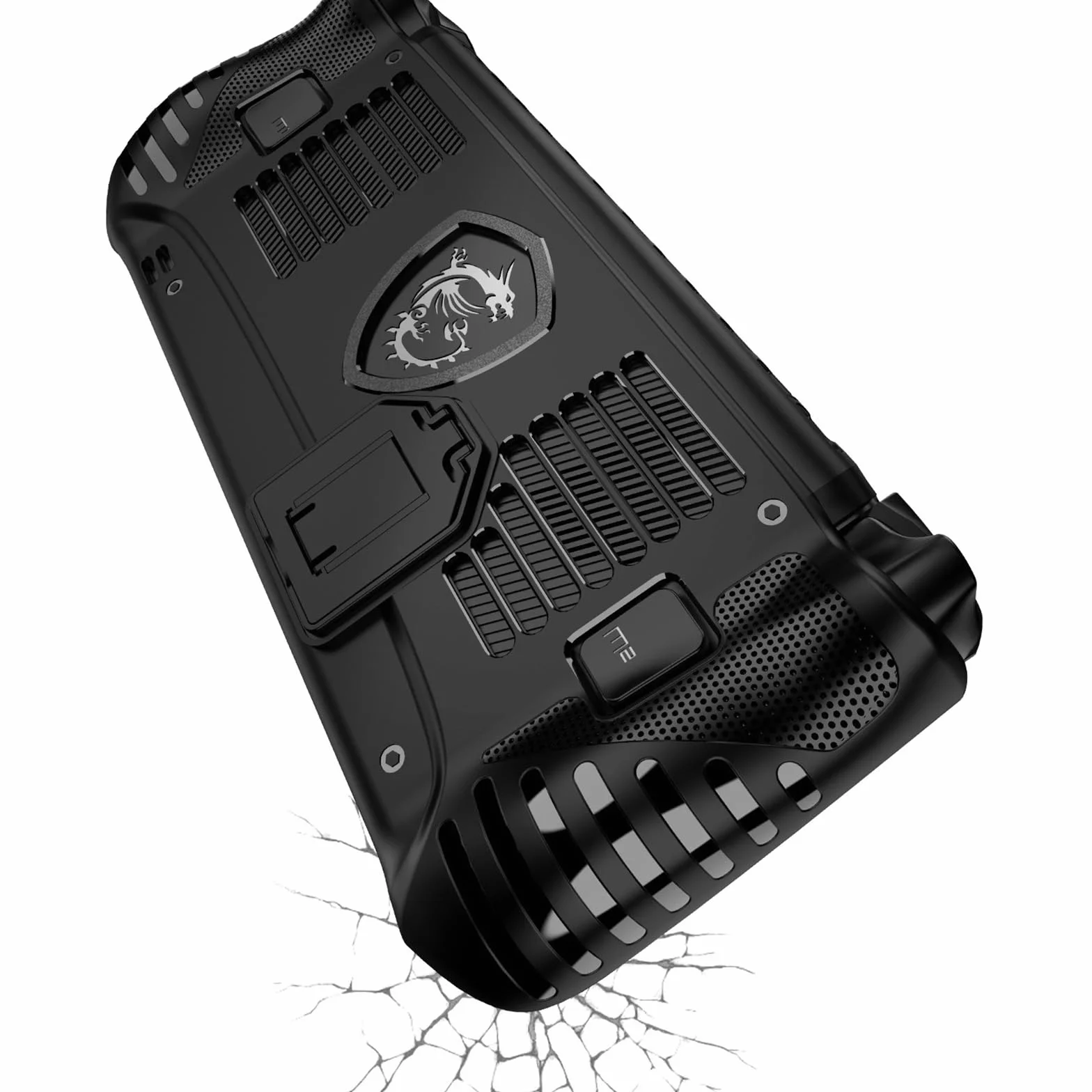 Etui Ochronne do MSI Claw 8 AI+ 2025, TPU Uchwyt z Podpórką, Czarny