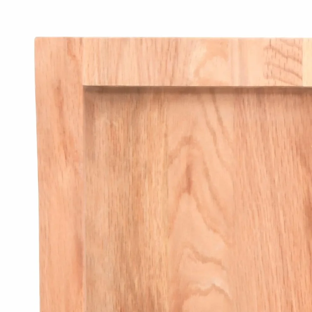 vidaXL Blat drewniany jasnobrązowy 200x60x(2-4) cm naturalną krawędzią