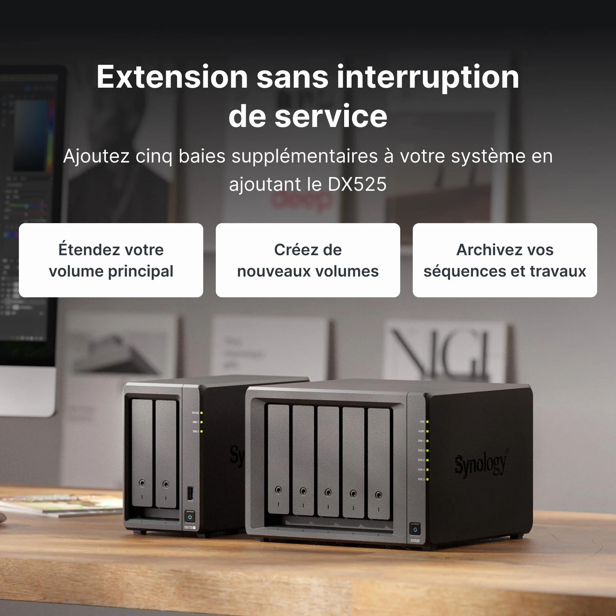 SYNOLOGY Stacja dyskowa DS725+