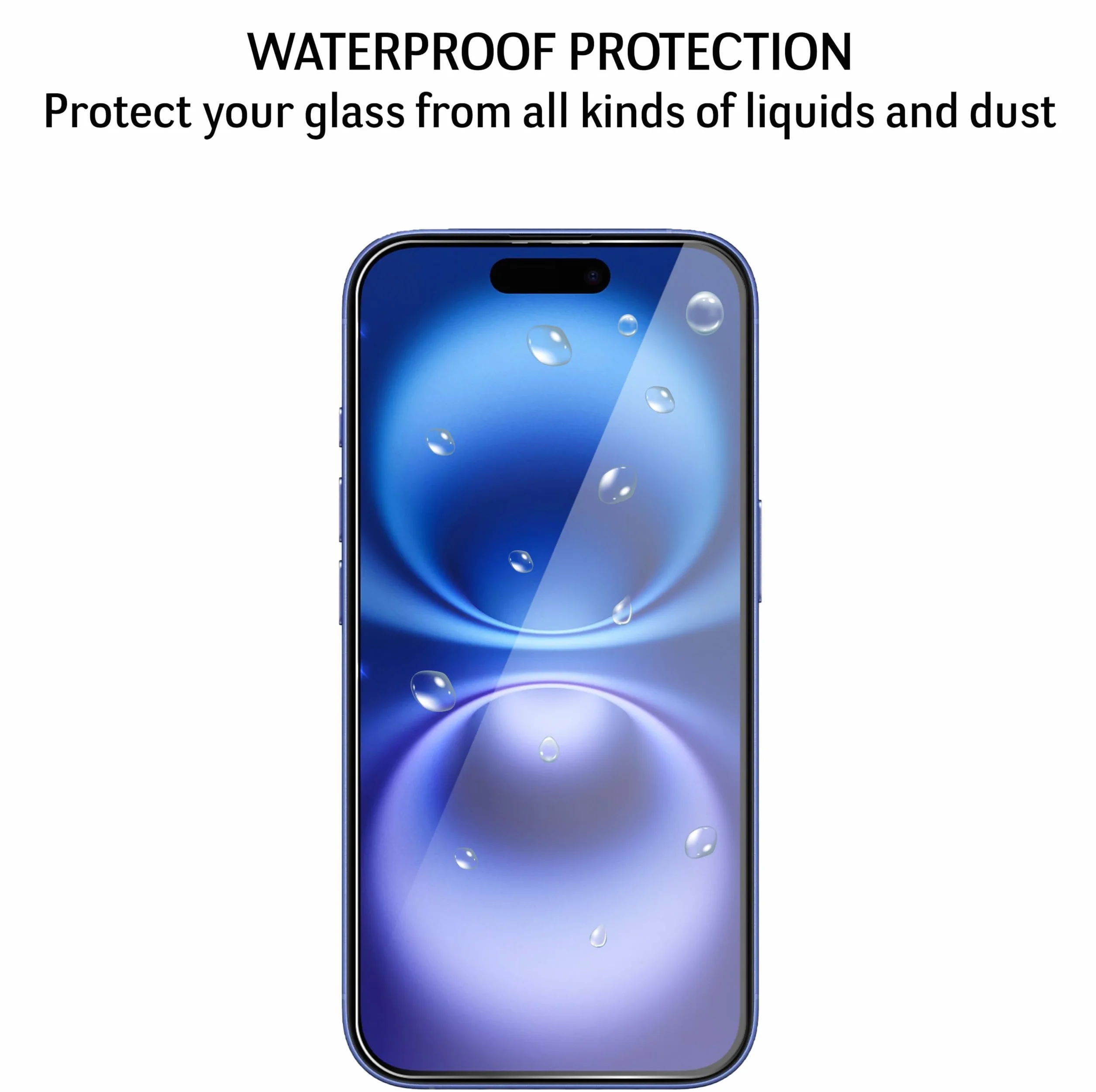 Ochraniacz ekranu do iPhone 16 [2 sztuki] szkło hartowane na ekranu, screen protector ochronne ekran