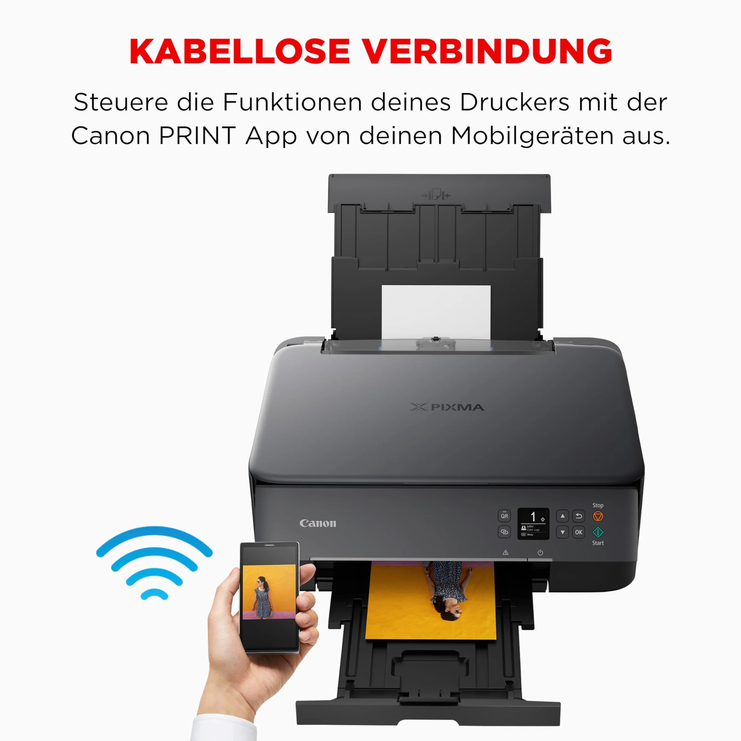 Canon Pixma TS5350i czarna drukarka, Bluetooth, Wi-Fi