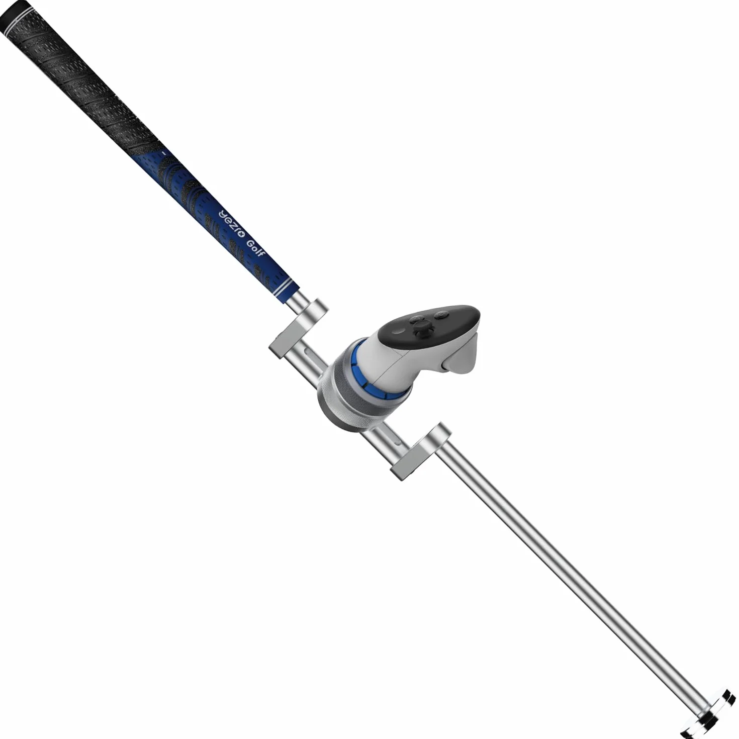 YEZRO Mocowanie kija golfowego 66 cm do Meta Quest 3 – regulowany ważony uchwyt kija golfowego akcesoria kompatybilne z Oculus Quest 3/2 i Pro, realistyczny uchwyt 90 stopni (prawy i lewy) (66 cm)