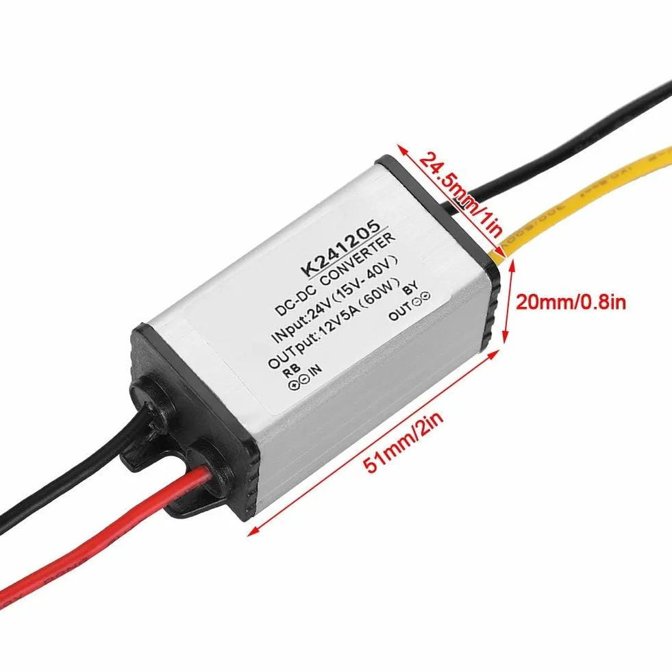 Przetwornica Obniżająca DC na DC 18V na 12V Obniżająca Napięcie, Przetwornica 24V na 12V Przetwornice Mocy w Sklepie Garażowym 24V na 12V Płyta Regulatora Napięcia DC Zasilacz