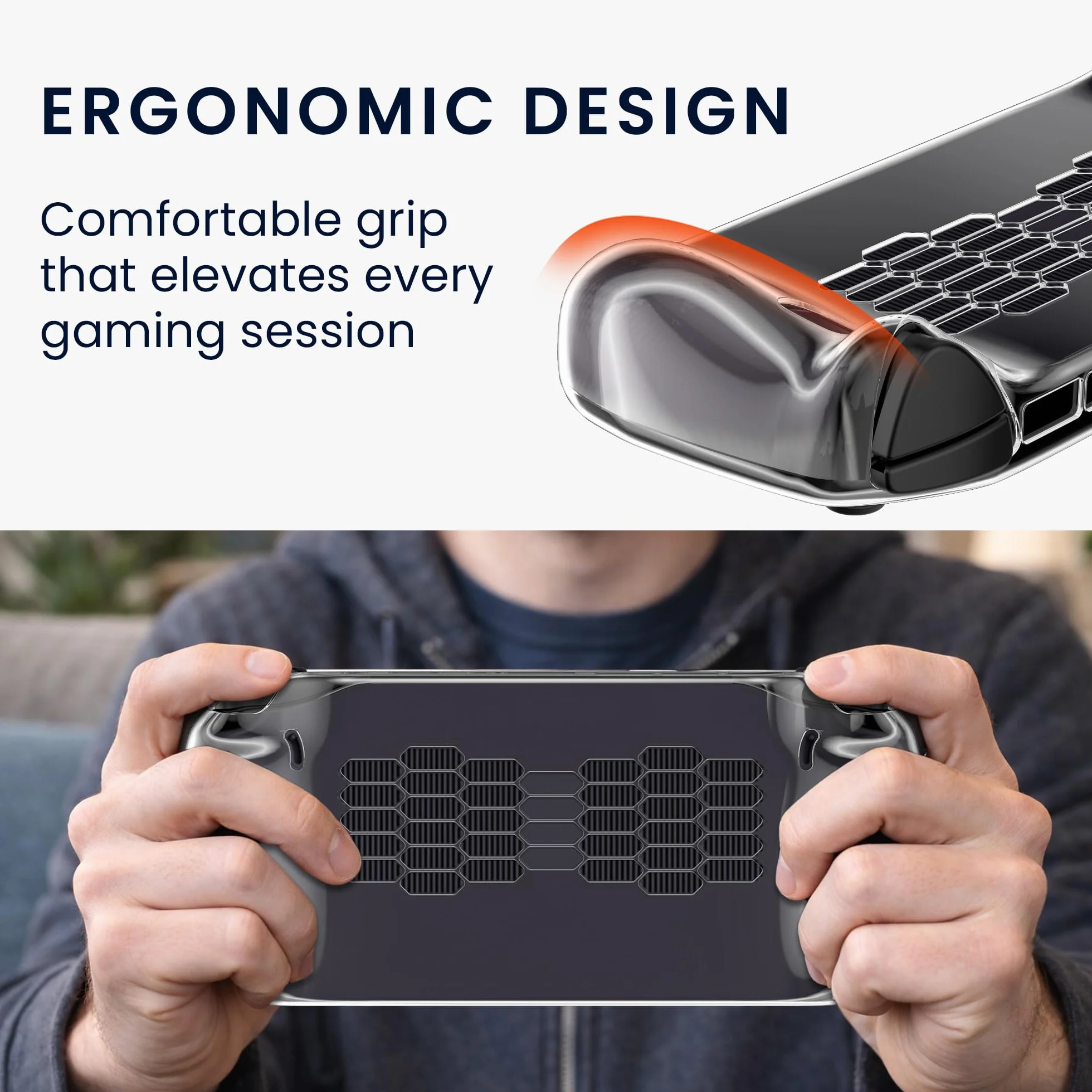 kwmobile Etui kompatybilne z Lenovo Legion Go S 2025 - Elastyczne etui ochronne z TPU, Przezroczysty