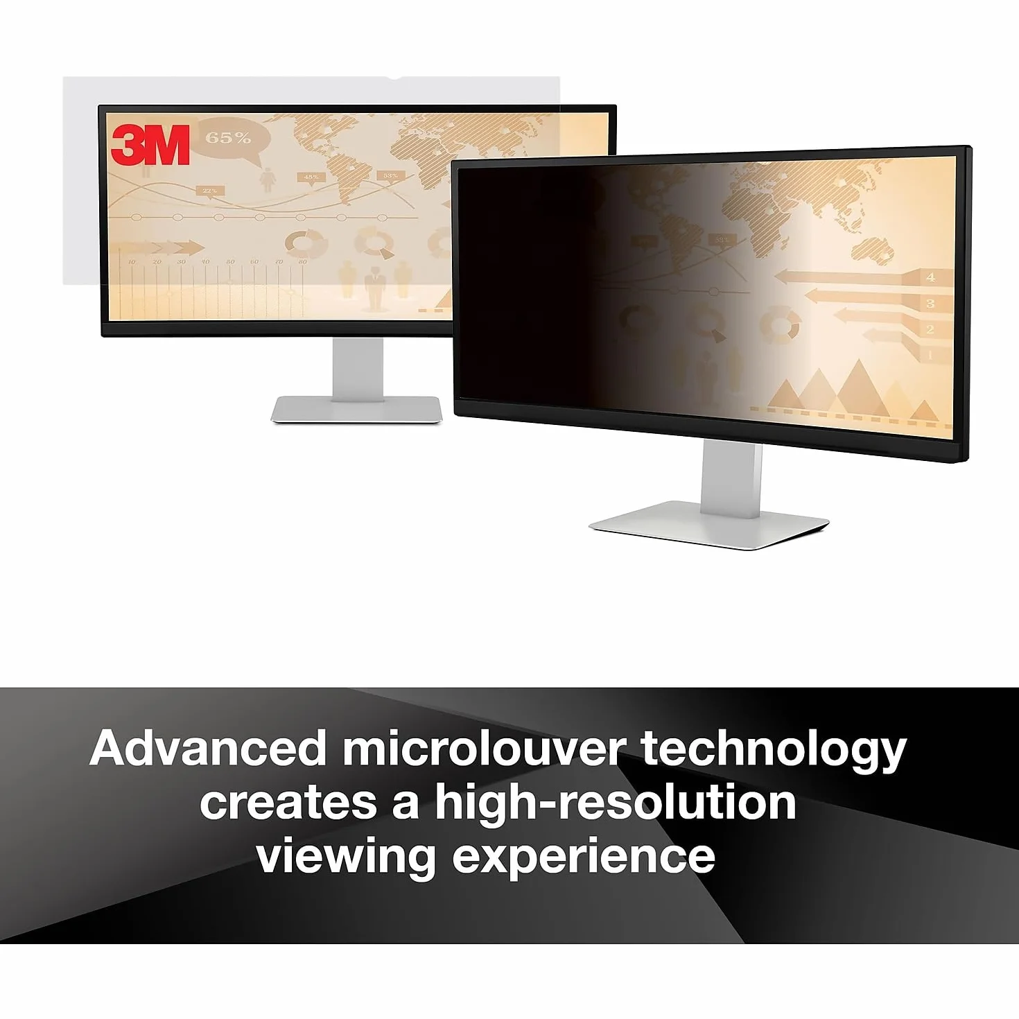 3M™ Filtr prywatności do 27-calowego monitora pełnoekranowego COMPLY™ mocowanie magnetyczne, 16:9, PF270W9EM