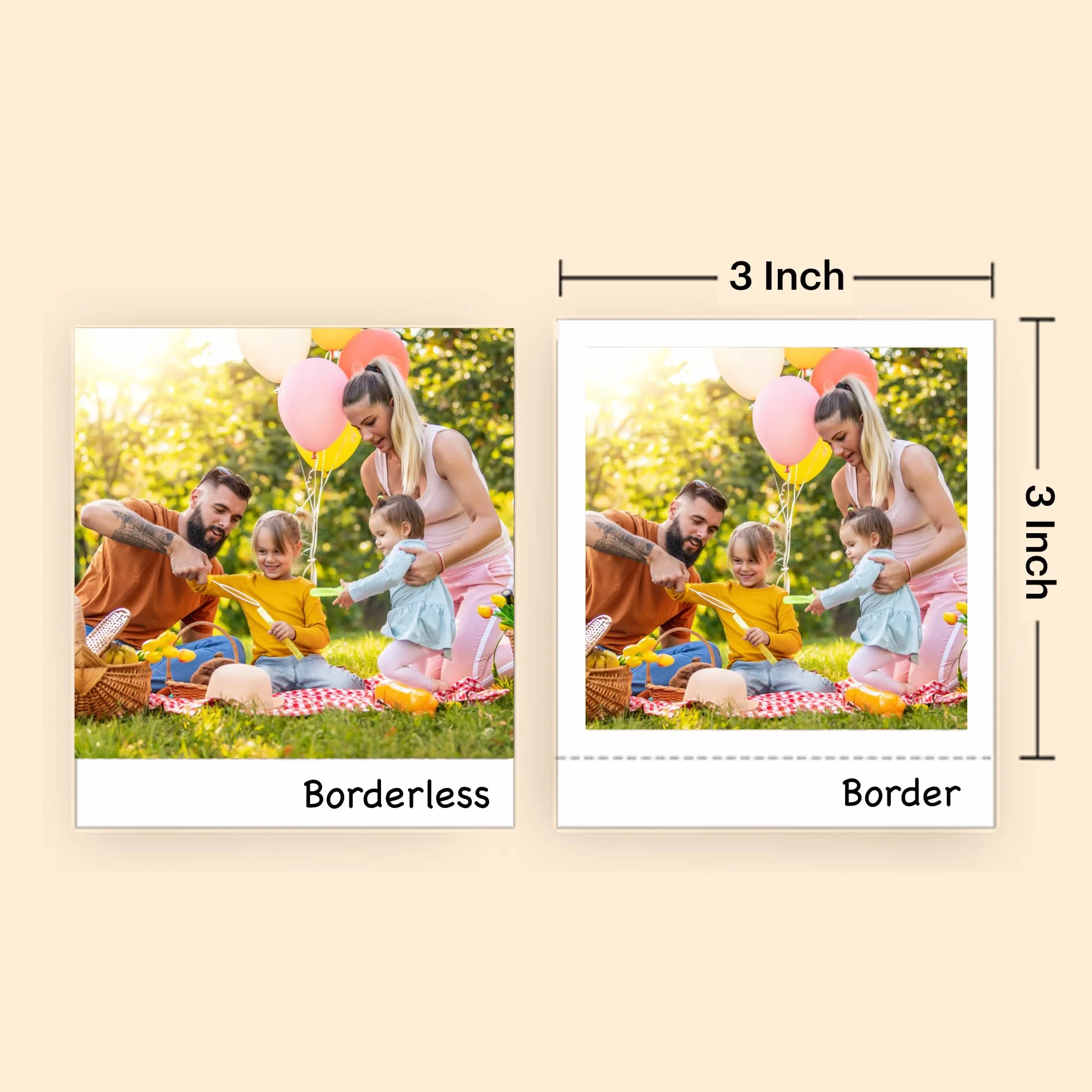 KODAK Mini 3 retro 4PASS Przenośna drukarka fotograficzna (7,6 x 7,6 cm) + 68 arkuszy, pakiet, żółta