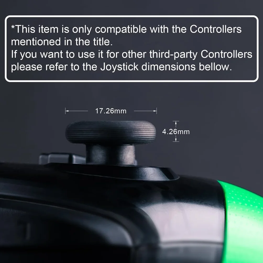 Czaszka & Co. Zestaw uchwytów na kciuk, nasadka joysticka, analogowa nasadka na kij do kontrolera Nintendo Switch Pro & PS5 / PS4 / Slim/Kontroler Pro - Galaktyczny fioletowy, 3 pary (6 sztuk)