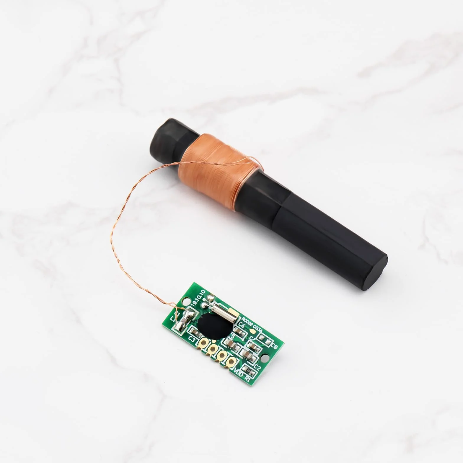 SG Store Odbiornik DCF moduł pojedynczej częstotliwości DCF77.5KHZ moduł odbiornika sygnału odbioru radiowego czasu radio zegar antena radiowa DCF-1060N-03A