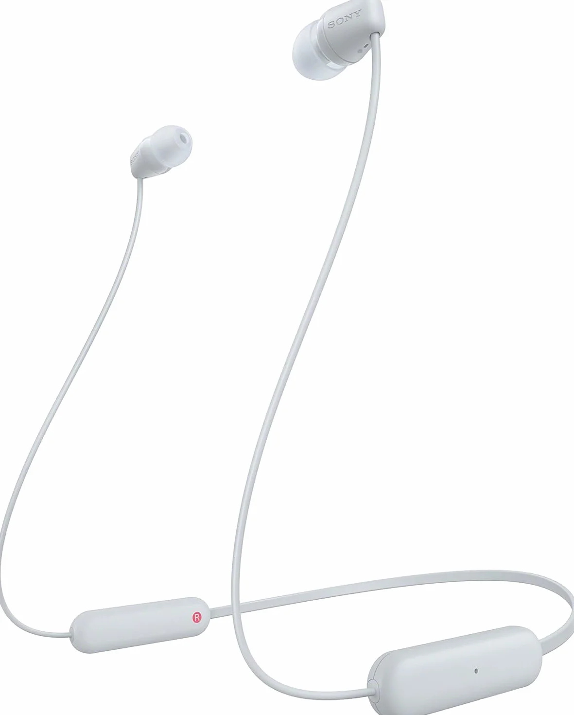 Sony Wic100W.Ce7 WI-C100 Słuchawki, Biały, ‎14 x 1,5 x 1,5 cm; 20 g