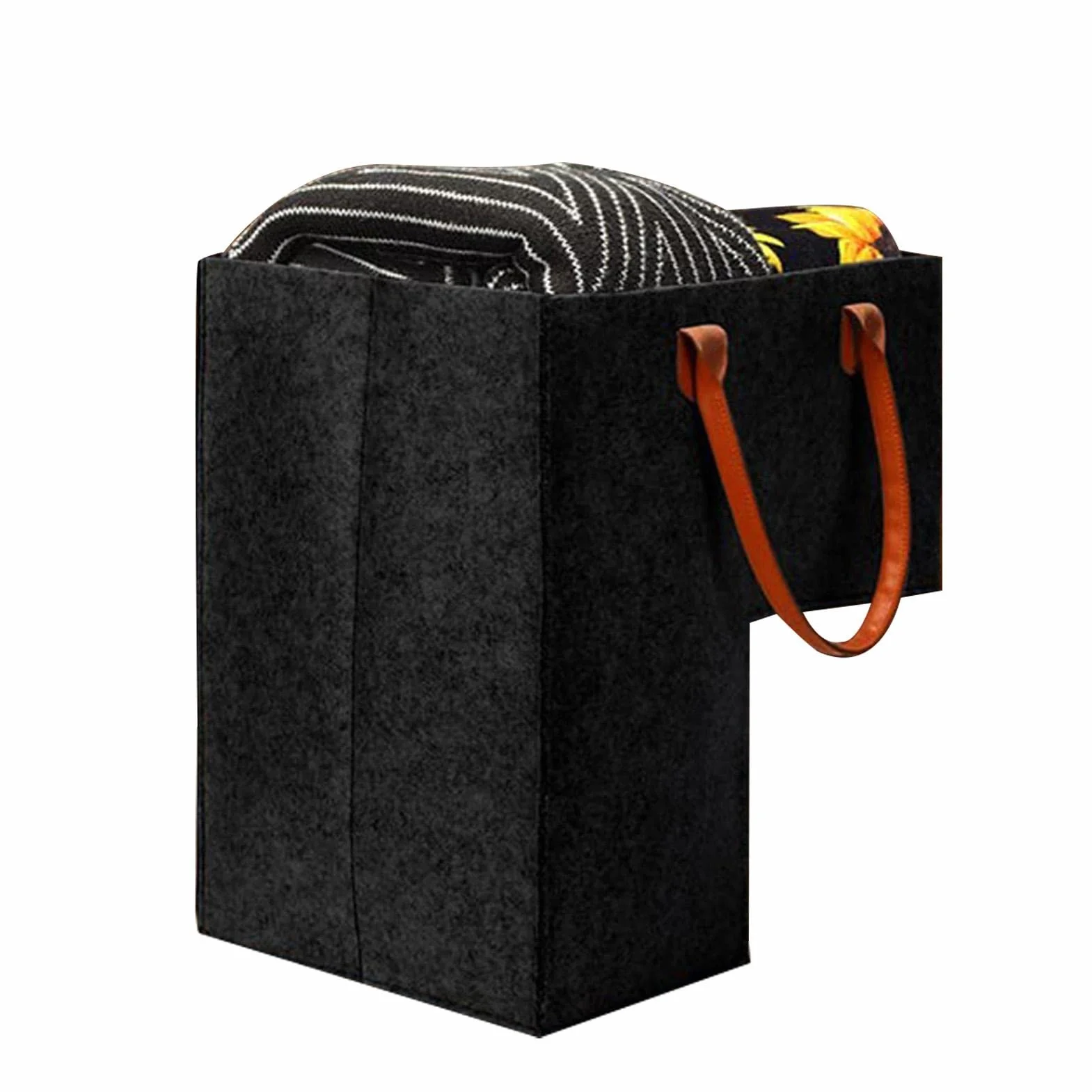 Organizer na schody L 40 cm filcowy kosz schodowy z uchwytami