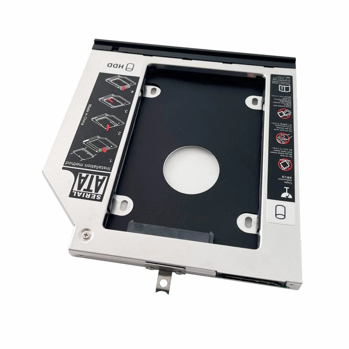 2. Optyczna rama dysku twardego HDD SSD adapter Caddy do Lenovo Thinkpad P70 P71 z ramą przedni panel montażowy metalowy wspornik