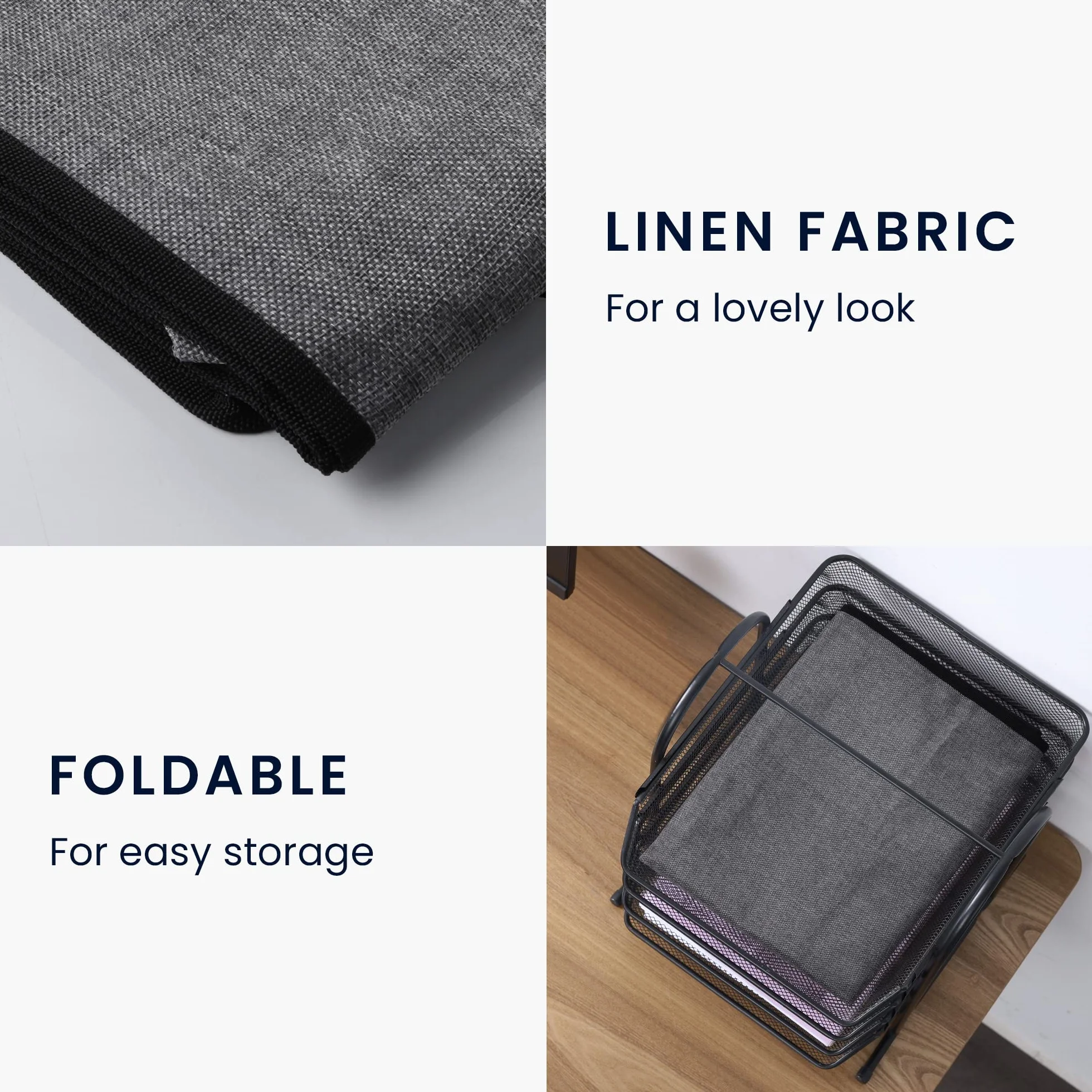 kwmobile Lniane etui kompatybilne z monitorem 31-32" – etui ochronne, ochrona przed kurzem, osłona na ekran PC – osłona przeciwpyłowa w kolorze czarnym