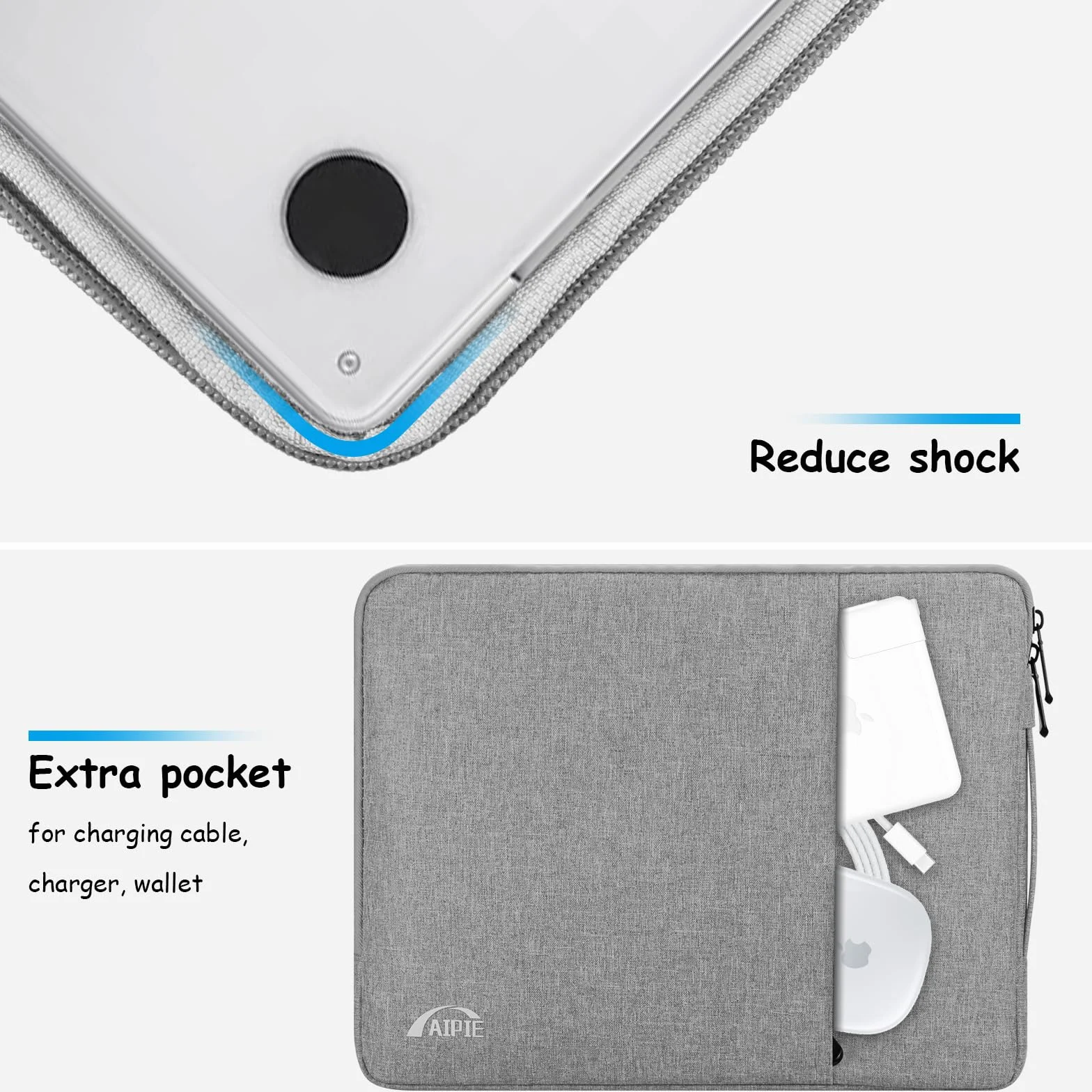 Etui na Laptopa 17,3 16 15,6 14 13,3 11,6 Cala, Etui Absorbujące Wstrząsy, Torebka Chromebook, Kompatybilna z MacBookiem, Acer, Asus, Dell PC Pokrowiec do Pracy