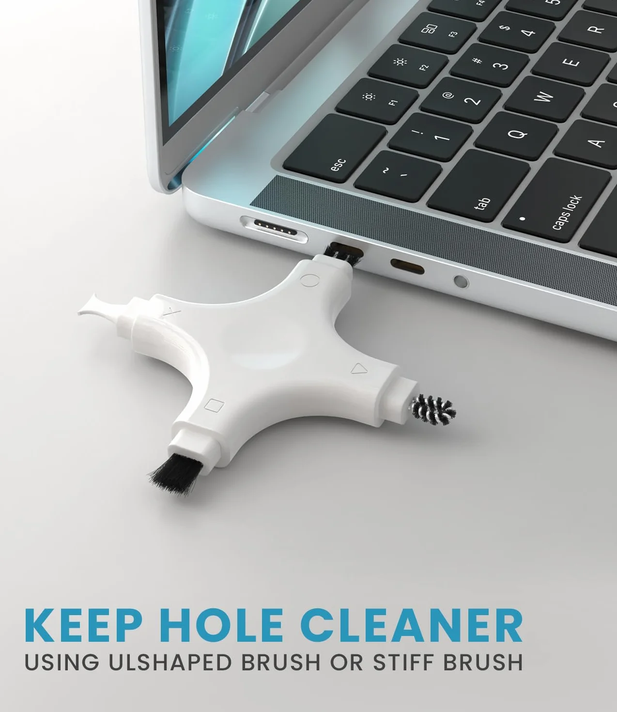 Nalezuns Zestaw do czyszczenia telefonu komórkowego, zestaw do czyszczenia Airpods, 4 w 1, zestaw do czyszczenia klawiatury, laptopa, tabletu, komputera, monitora PC, aparatu z rozpylaczem