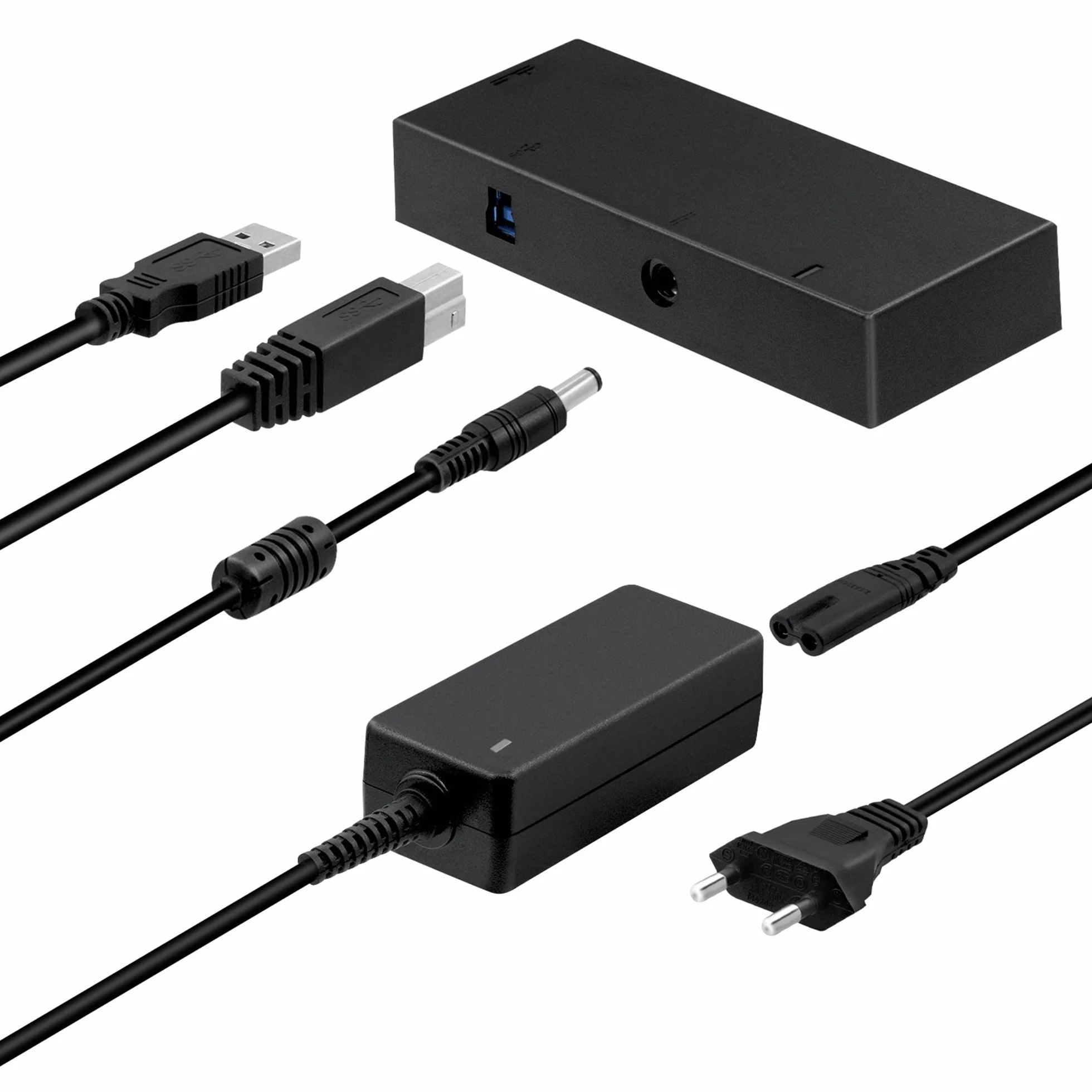Mcbazel Adapter Kinect 2.0 do konwertera sensora z zasilaczem kompatybilny z Xbox One Slim/Xbox One X/Win11/8/8.1/10 z wtyczką europejską