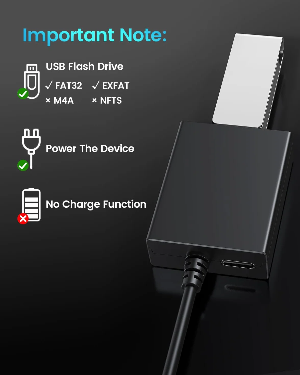 ANDTOBO USB do Aux Audio Adaptera