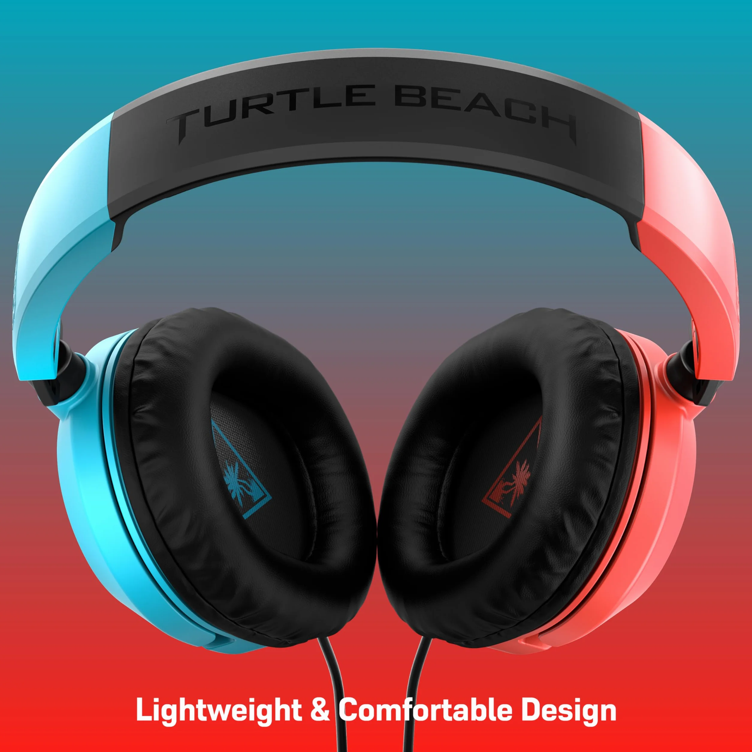 Turtle Beach Recon 50 Słuchawki dla graczy do Nintendo Switch (czerwony/niebieski)