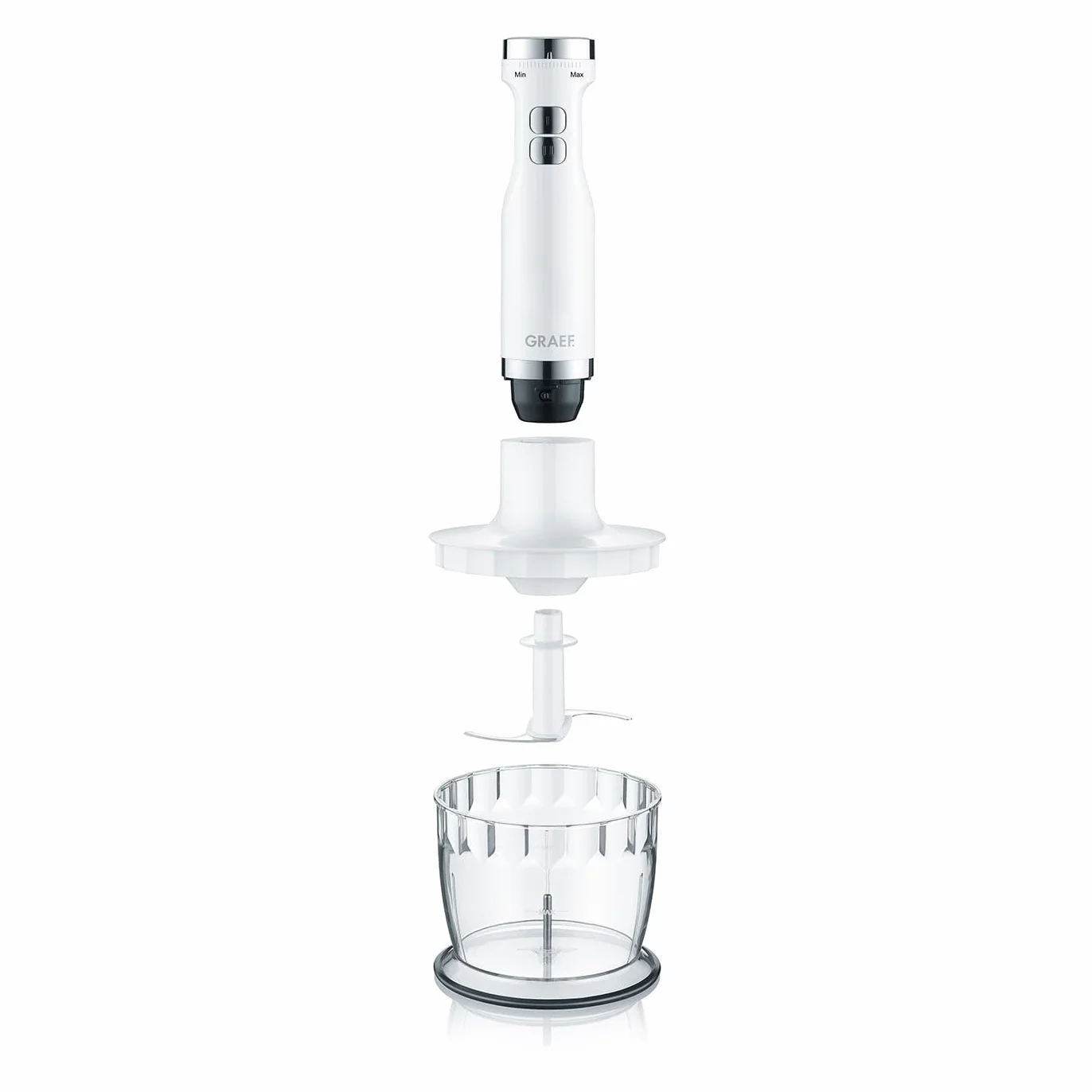 Graef HB501EU Blender Ręczny 800 W Turbo Biały