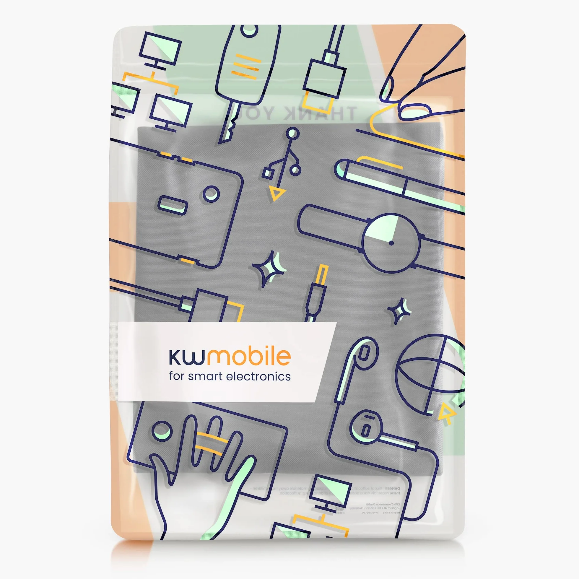 kwmobile Pokrowiec na telewizor zewnętrzny 49-50" - Osłona na ekran telewizora - Wodoodporny pokrowiec ochronny - Czarny