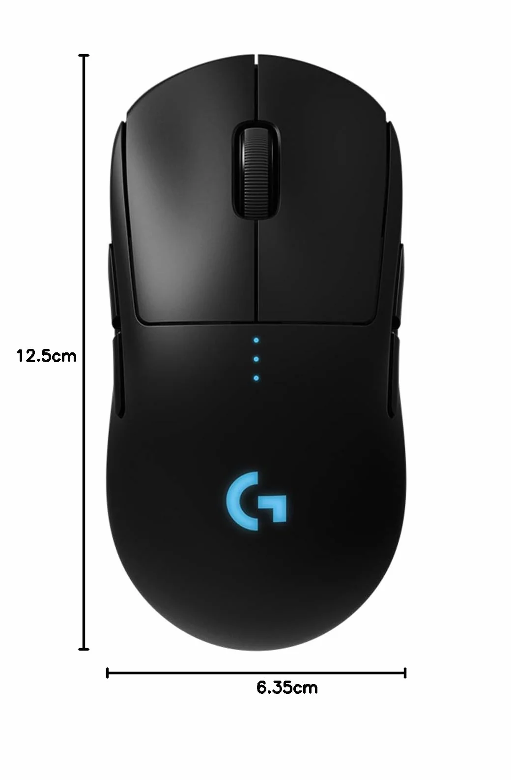 Logitech G Pro Mysz Bezprzewodowa Czarny 8 Przycisków