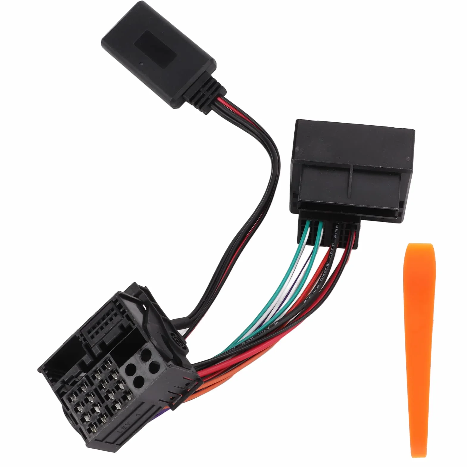 Asixxsix Kabel Adaptera Audio 5.0 Pasujący do Opla Antara CD 70 CD30 MP3 CDC 40 Opera DVD 90, Wodoodporny Kabel Wejściowy Aux do Samochodowego Zestawu Stereo, łatwy w Użyciu moduł Pasujący do