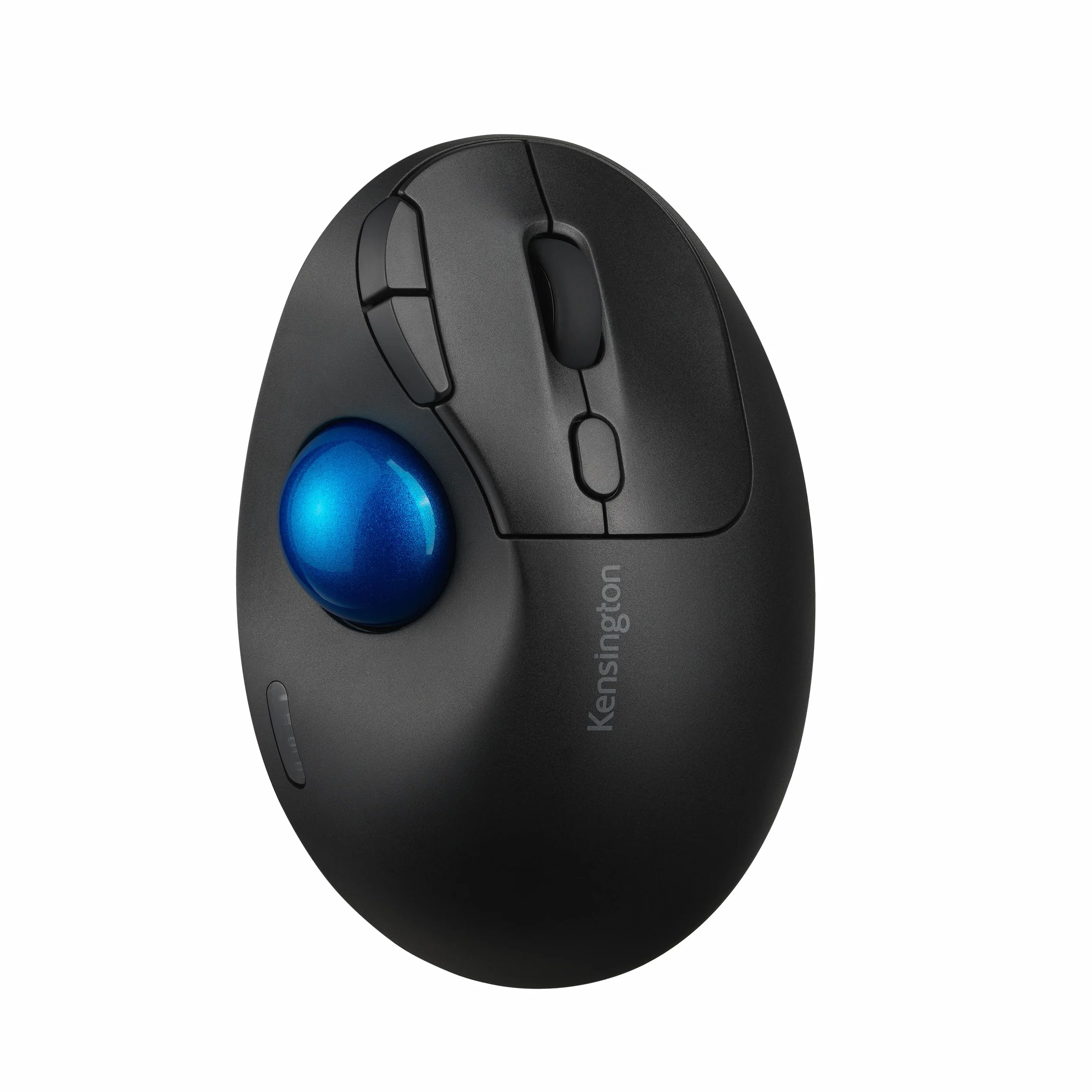 Kensington Trackball Pro Fit Ergo TB450 Bluetooth 2.4 GHz, Podwójna Łączność, do 18 Miesięcy Życia Baterii, Ergonomiczna Mysz, 34 mm, Obsługiwana Kciukiem, 50% Plastiku z Recyklingu (K72194WW)