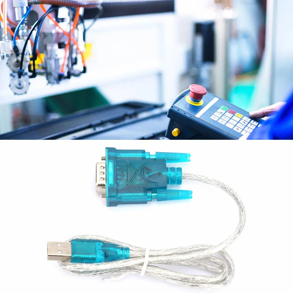 Adapter USB na RS232, 2 Sztuki Kabel Szeregowy 9-Pinowy Kompatybilny z Modemem i Urządzeniami dla Komputerów i Aparatów Cyfrowych