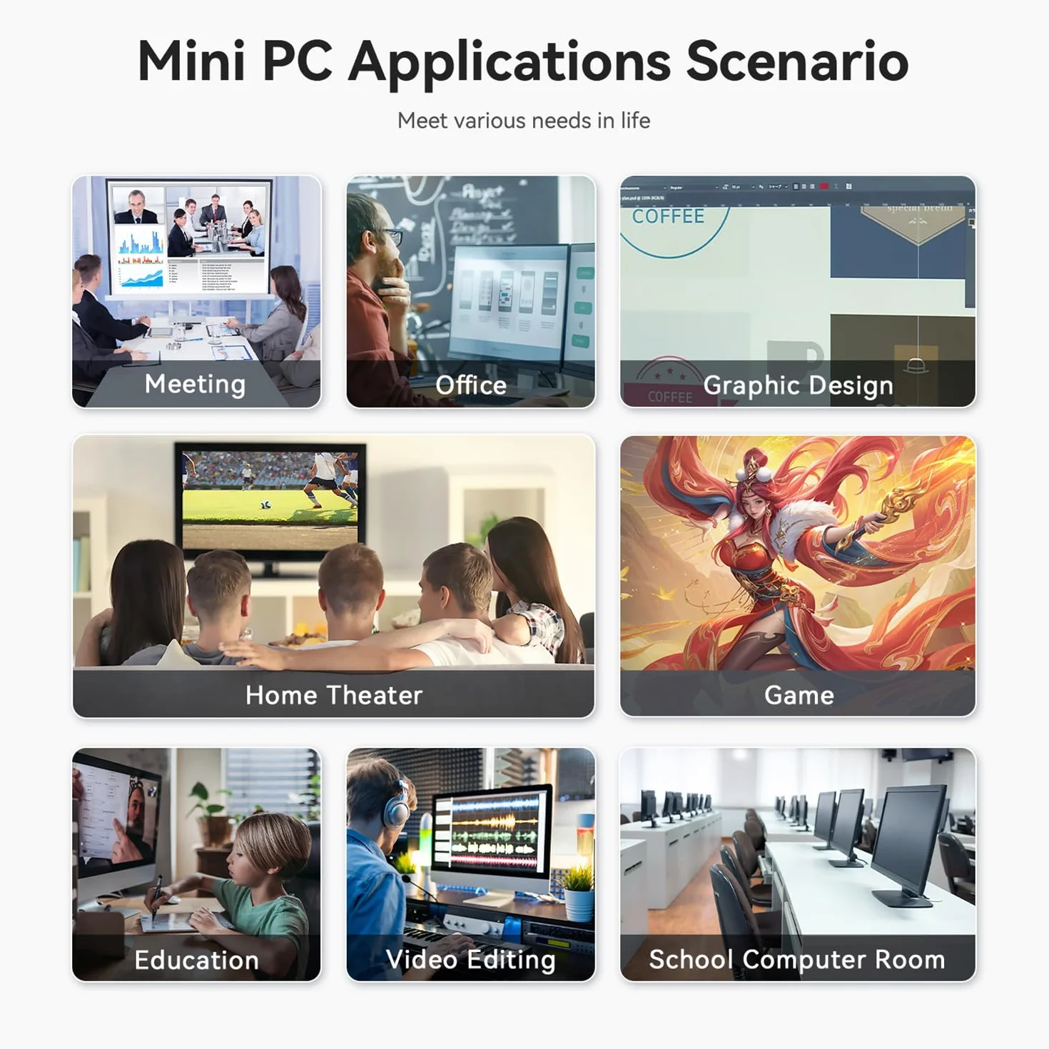 Beelink Mini PC SER5 Max Mini PC z AMD Ryzen 7 7735HS (8C/16T, do 4,75 GHz), 24 GB (12 GB x 2) LPDDR5, SSD M.2 PCIe 500 GB, Bluetooth 5.4/WiFi 6/LAN 2500 Mbps/HDMI/DP/Type-C