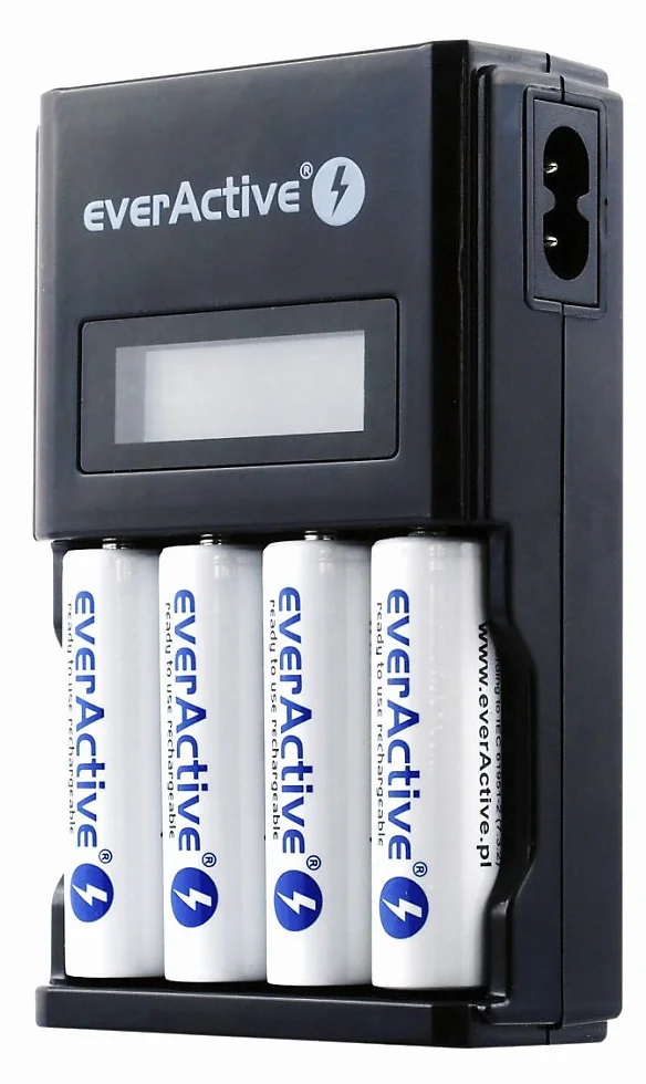 Everactive 5902020523987 Ładowarka Akumulatorów, Czarny, 4X AA/AAA