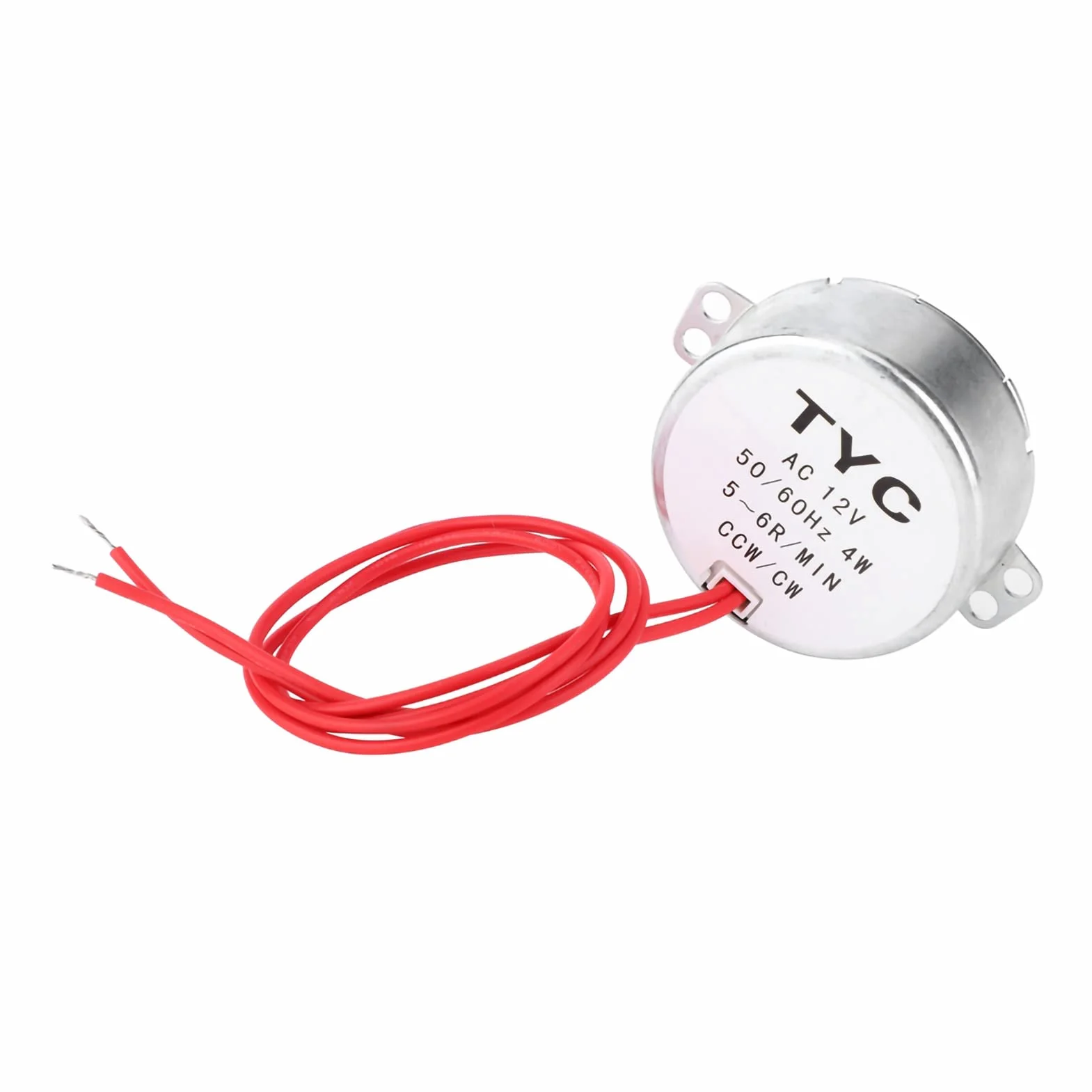 Silnik synchroniczny TYC30 prąd zmienny 12 V 4 W 5-6 obr./min CCW/CW z prowadnicą drutu