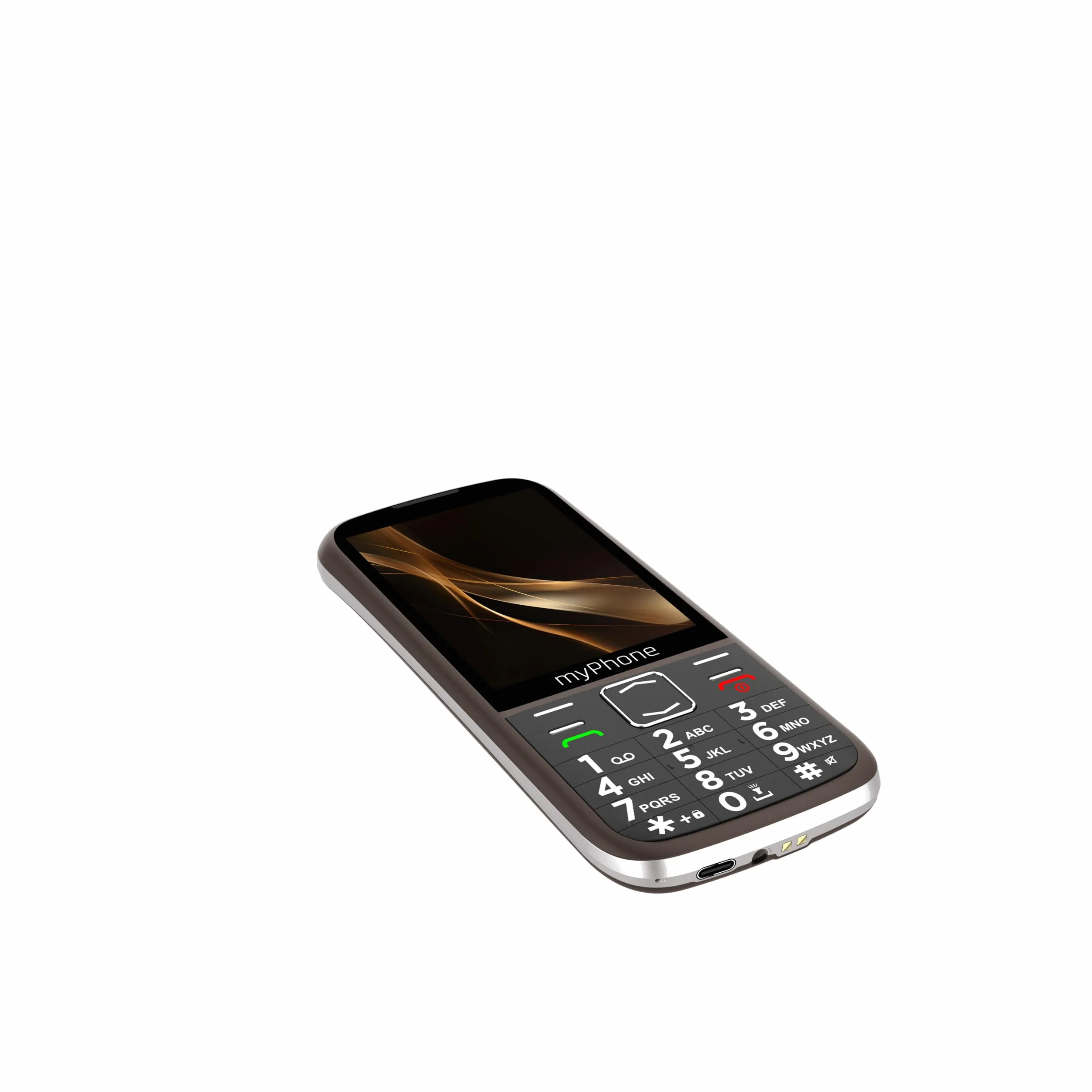 myPhone Halo 4 Plus LTE Praline Collection 4G, 2500 mAh, 3,5" IPS, telefon z klawiszami, 240 x 320 px, nano-SIM