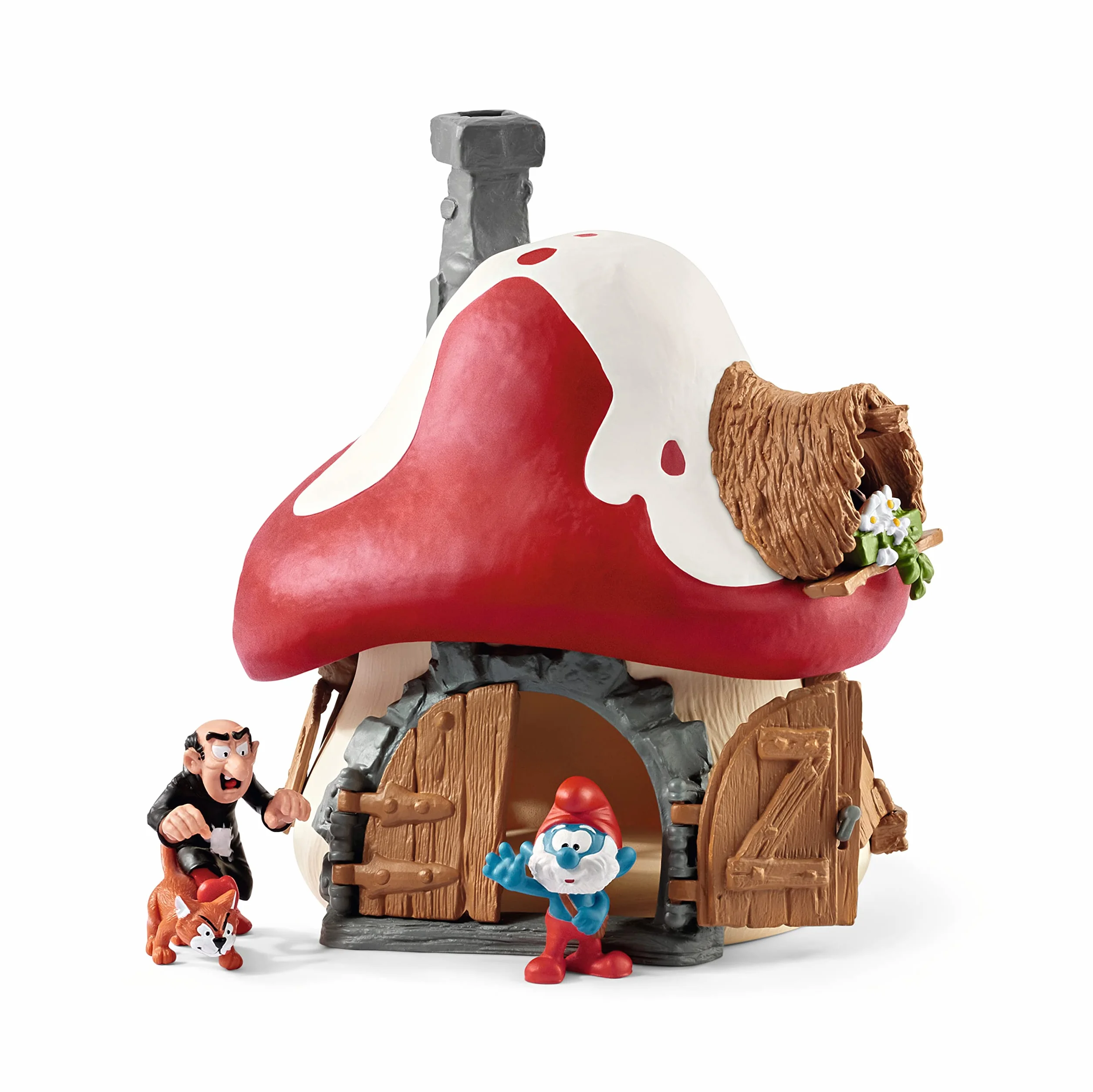 Maison des Schtroumpfs + 2 figurines