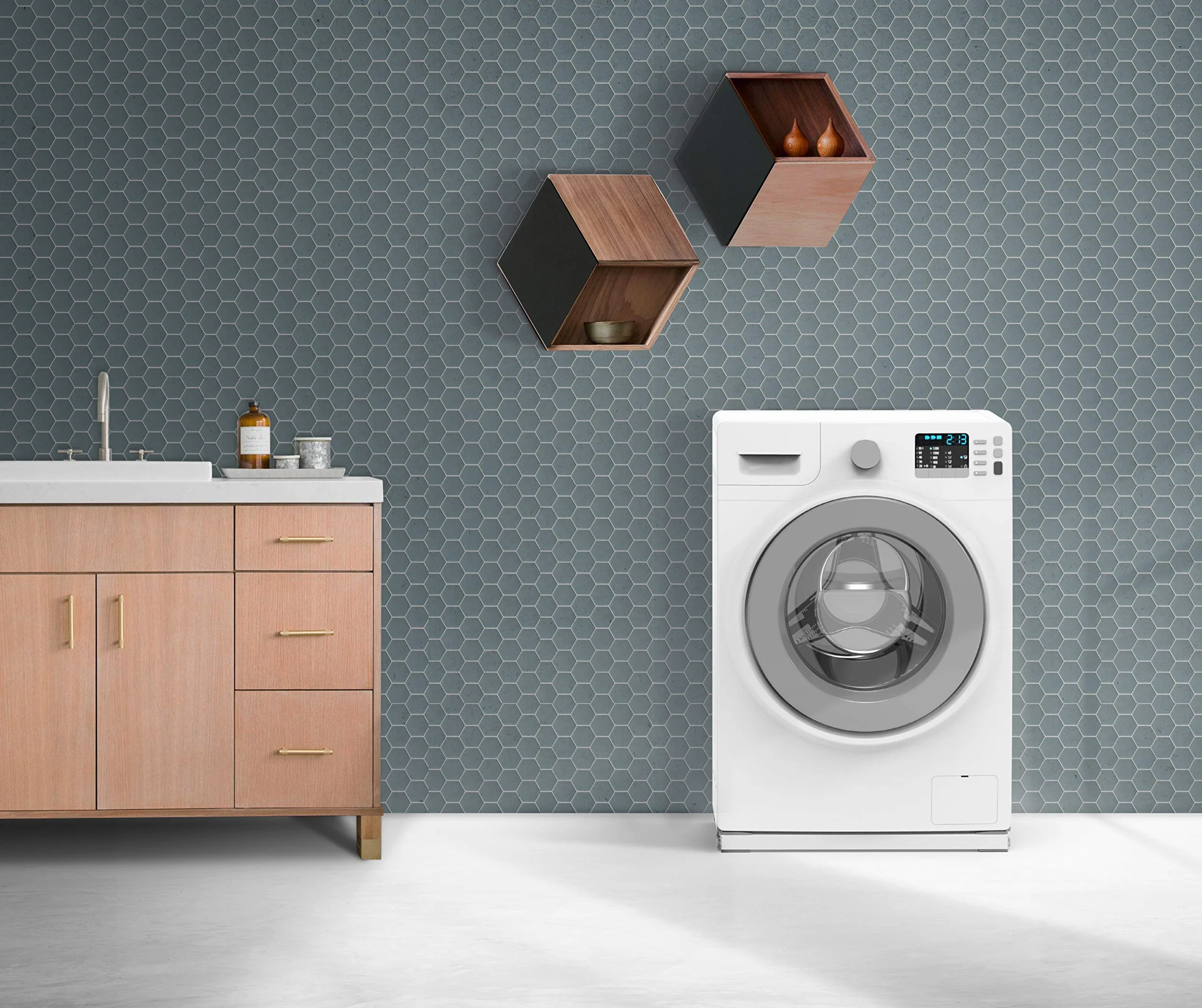 Meliconi Base Wash Pro podstawa pralki z rolkami antywibracyjna regulowany rozmiar 38-60 cm 250 kg biała