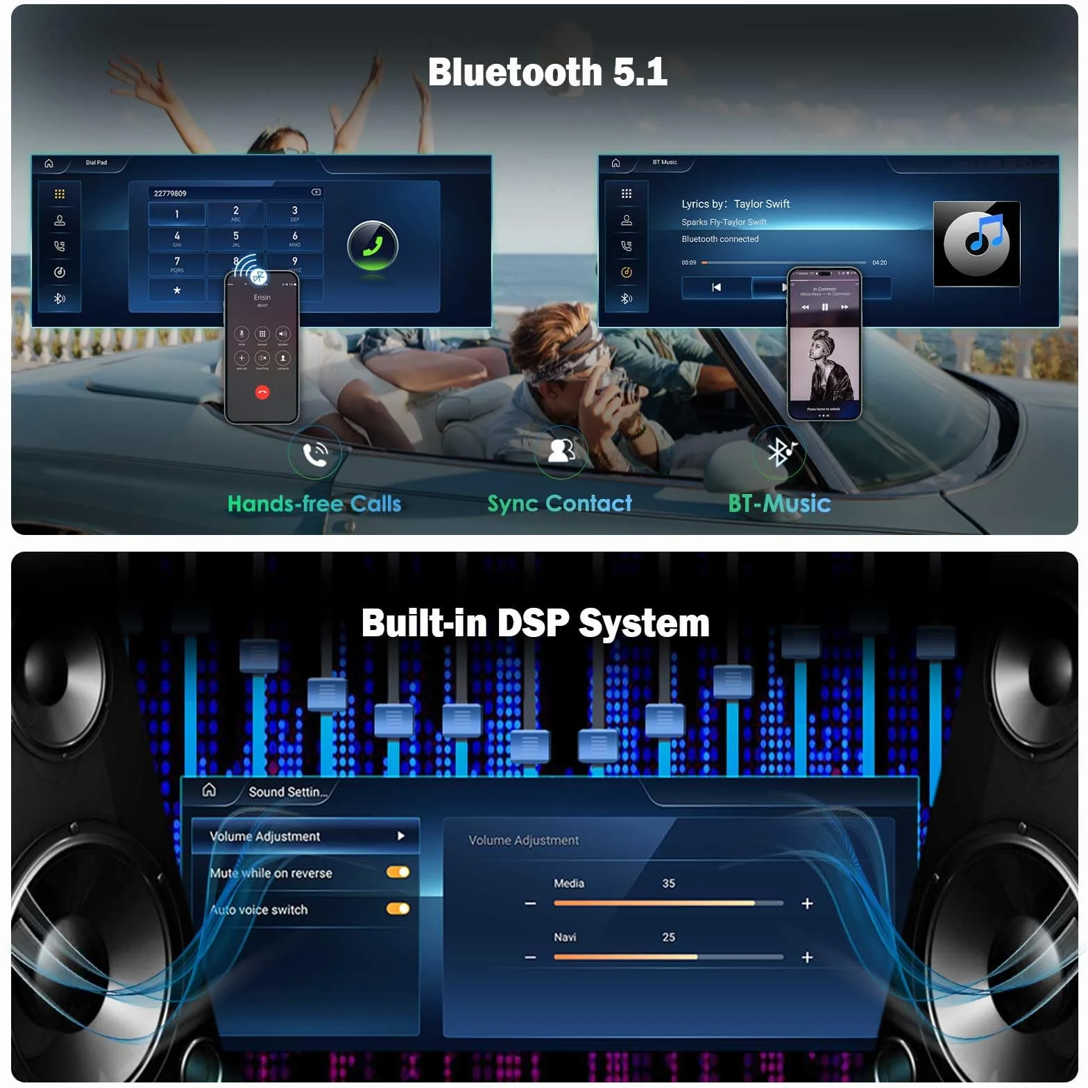 12,3" Android 14 Snapdragon CPU 8GB 128GB, radio samochodowe z Bluetooth 5.1 do modeli Mercedes-Benz Klasa C W205, Klasa GLC X253 i C253 NTG 5.0, CarPlay, ekran 2K, WiFi, radio DSP OEM Comand