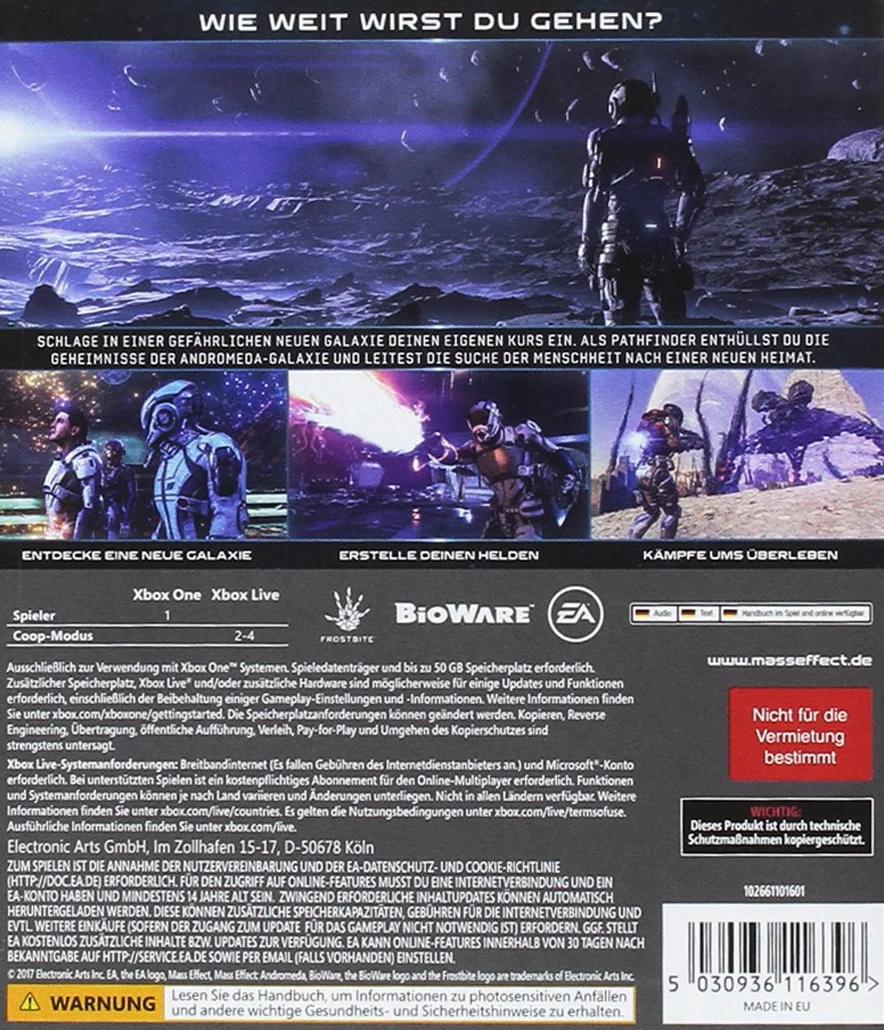 Mass Effect: Andromeda Xbox One