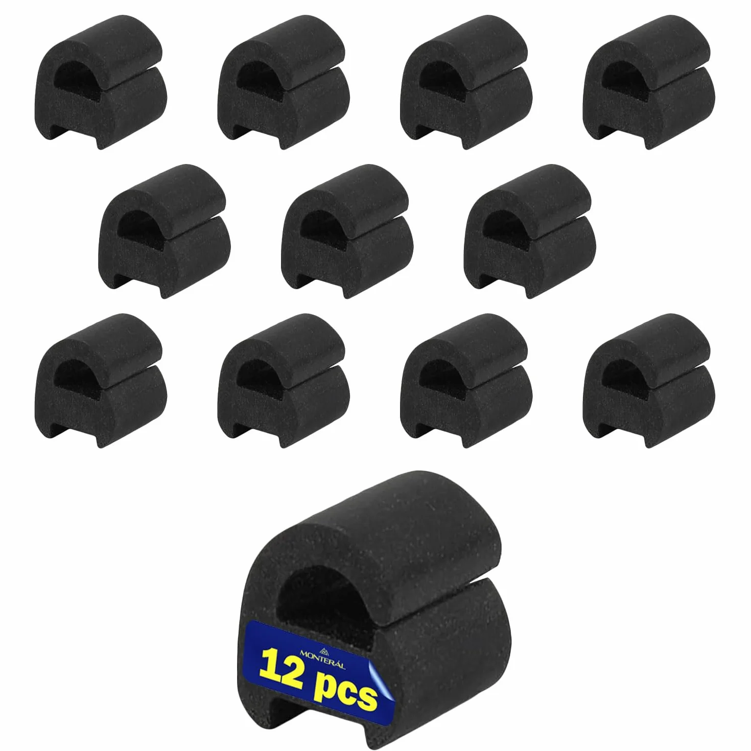 12 Sztuk Gumowe Nóżki do Płyty Grzewczej 9 mm x 10 mm C00039148 dla Ariston 754010095 dla Smeg 50247058006 dla Zanussi - Gwarancja 10 Lat - MONTERAL