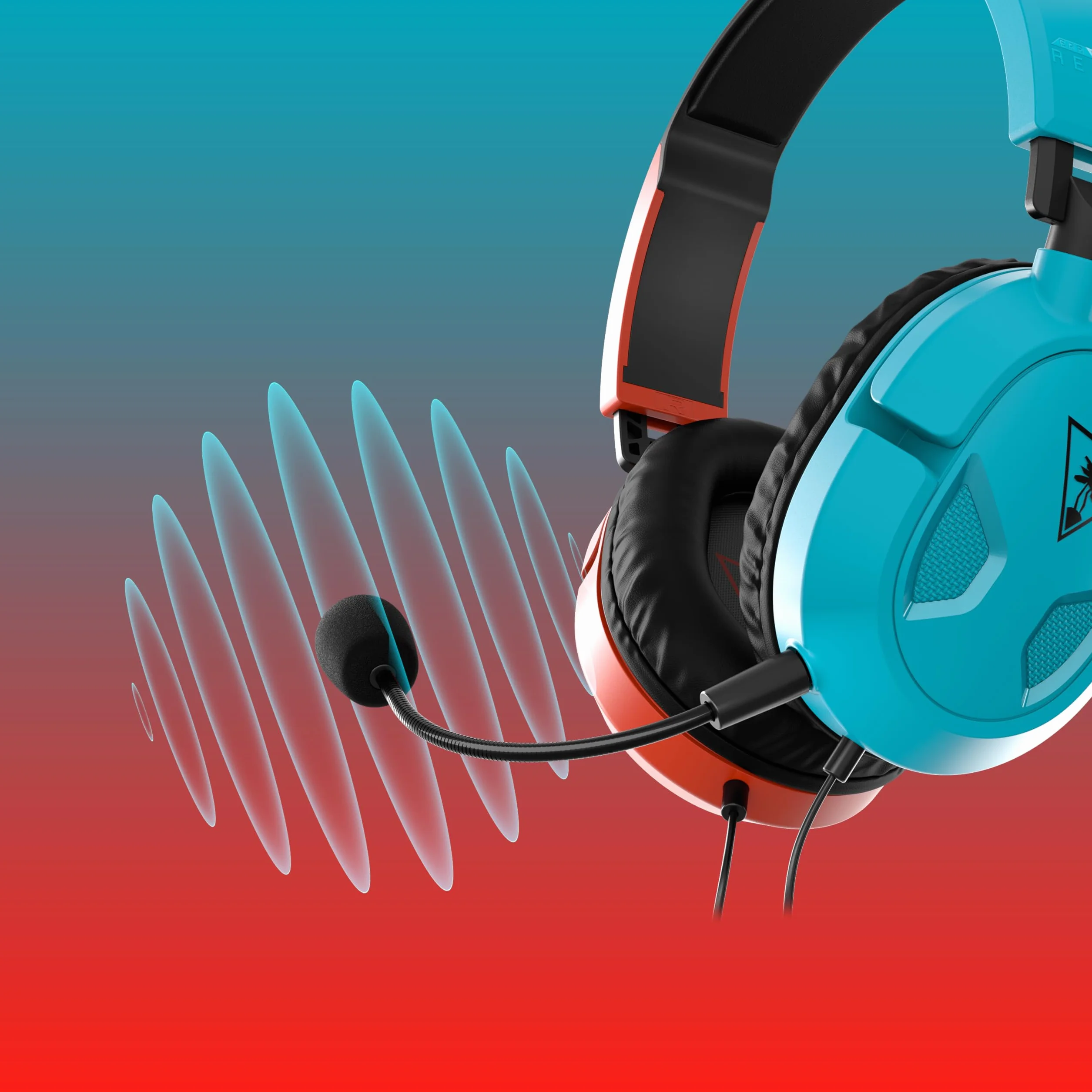 Turtle Beach Recon 50 Słuchawki dla graczy do Nintendo Switch (czerwony/niebieski)