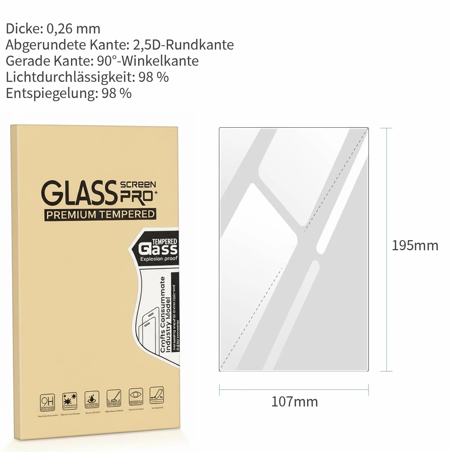 MAEXUS Ochraniacz ekranu OLED Switch, szkło hartowane, HD Clear, odporny na odciski palców, bez pęcherzyków powietrza (2 sztuki)