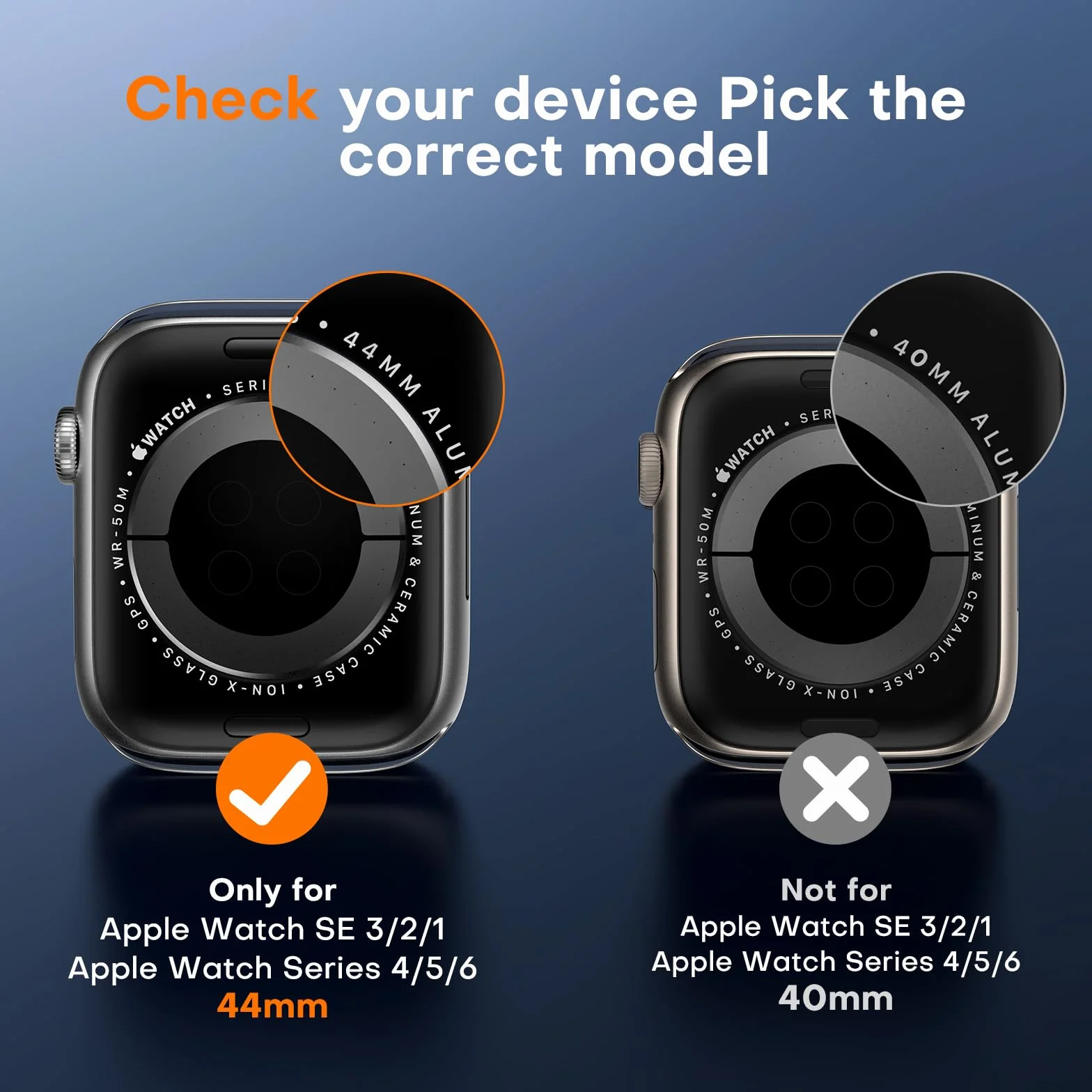 TOCOL 6 Sztuki Ochraniacz Ekran do Apple Watch SE 3 2 1,Series 6 5 4 44mm, Odporna na Zarysowania Folia z TPU, Przezroczysta Folia HD Bez Pęcherzyków Powietrza, Folia Ochronna do Apple Watch 44mm