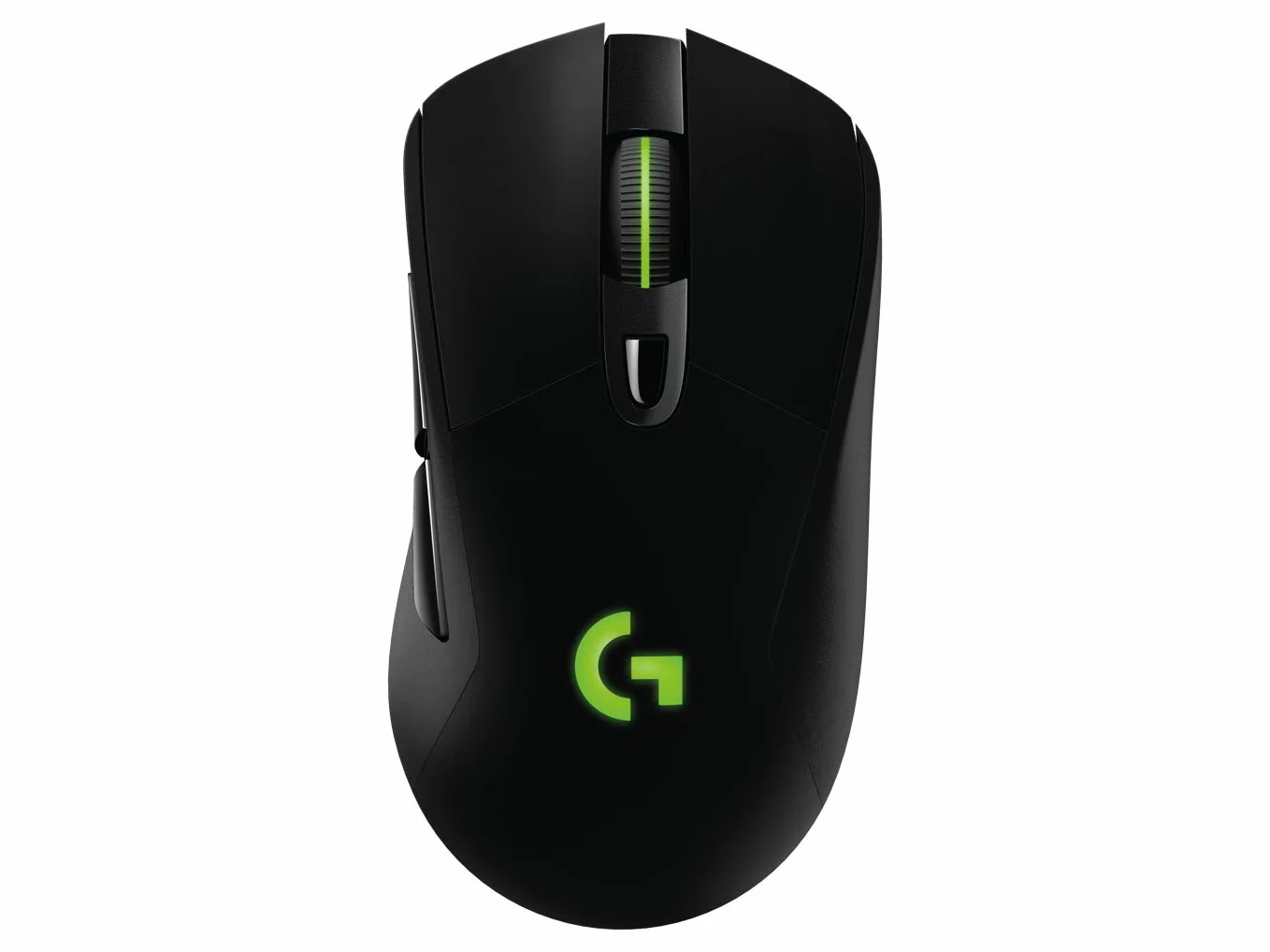 Logitech G703 LIGHTSPEED Bezprzewodowa mysz dla graczy, czujnik HERO 25K DPI, RGB, regulowana waga, 6 programowalnych przycisków, długi czas pracy baterii, kompatybilna z POWERPLAY, PC/Mac - Czarny
