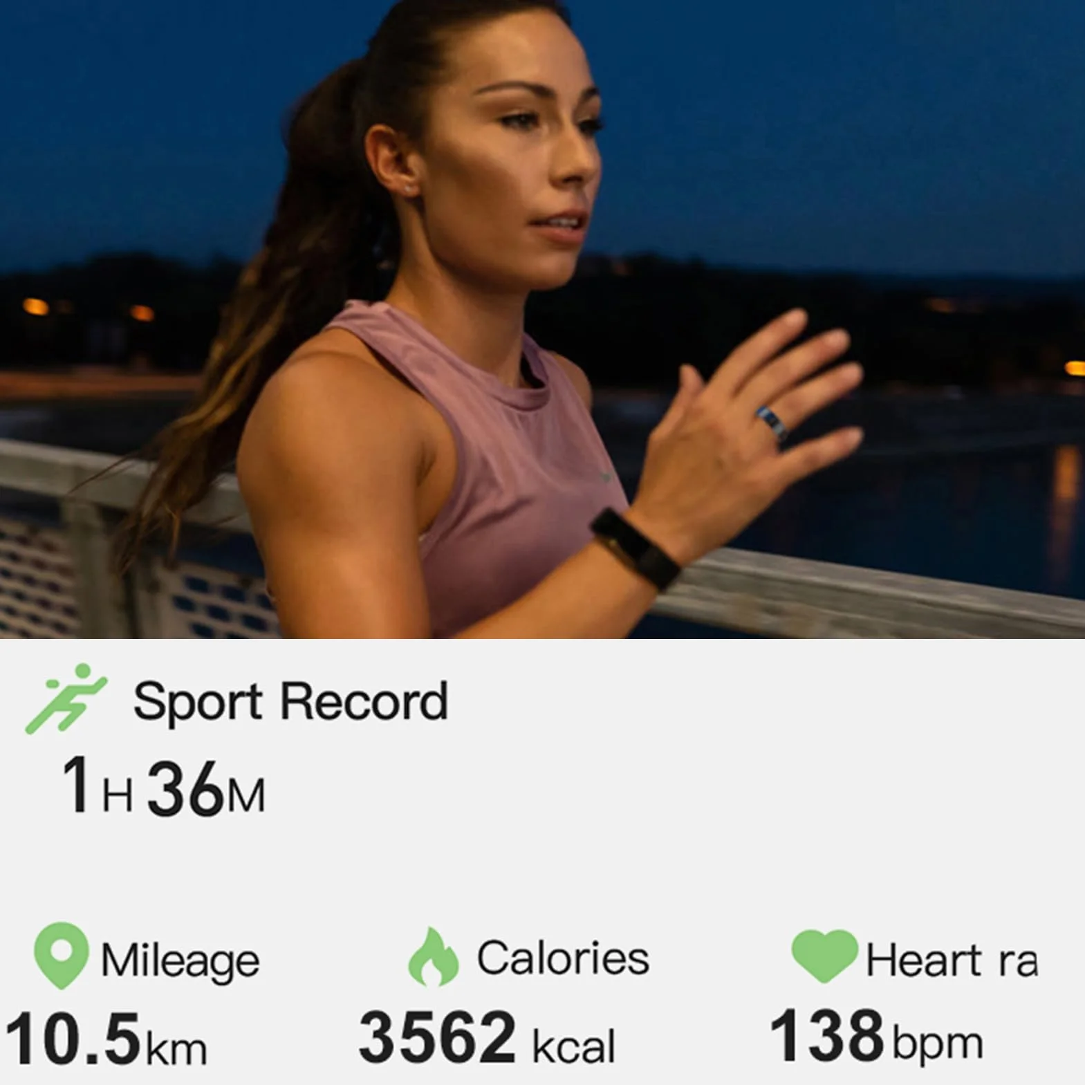 Inteligentny Tracker Pierścieniowy, Monitor Fitness Inteligentny pierścień, Inteligentne Pierścienie dla Mężczyzn i Kobiet BT Electric Book Page Przełączanie Sterowania muzyką